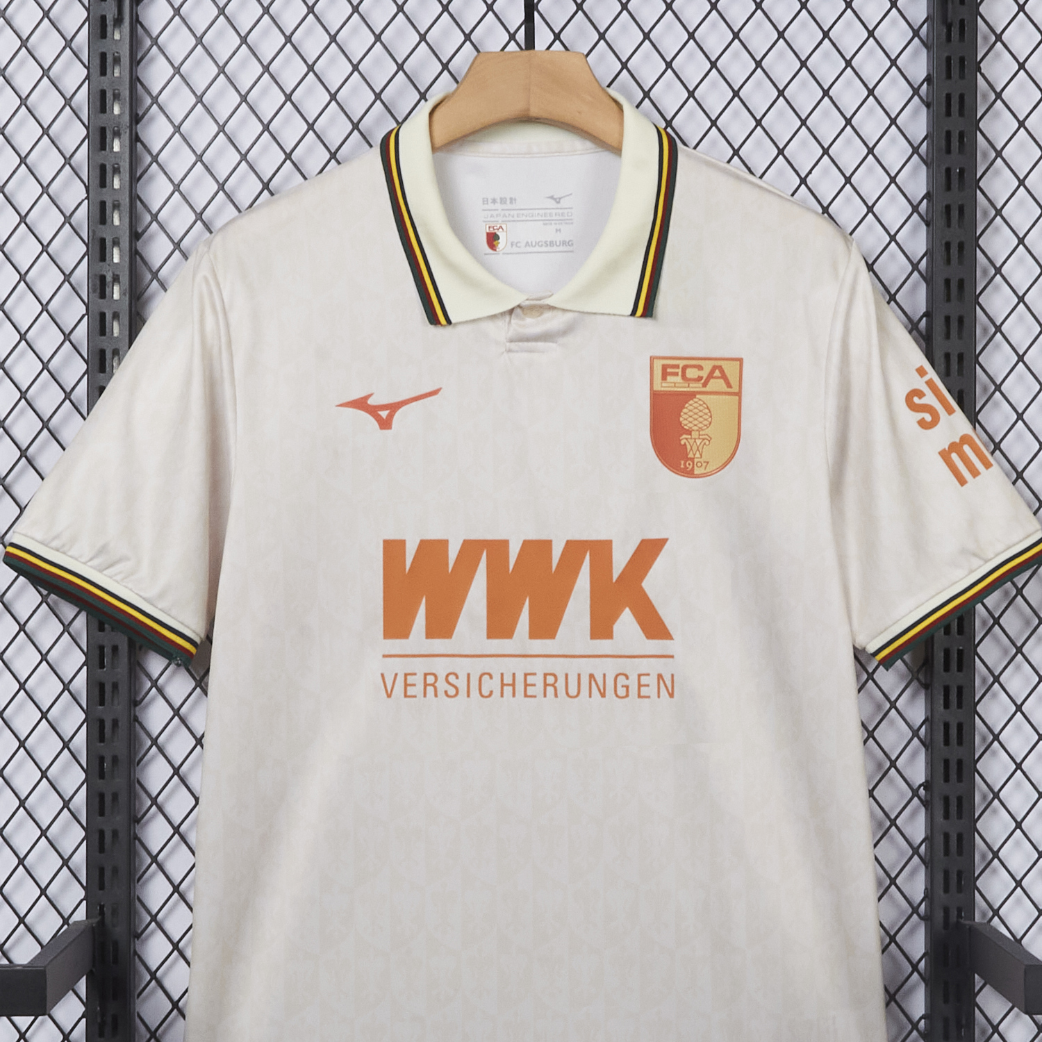 AlphaJersey-Augsburg 25-26 Pale Yellow Special Jersey - Fans Version