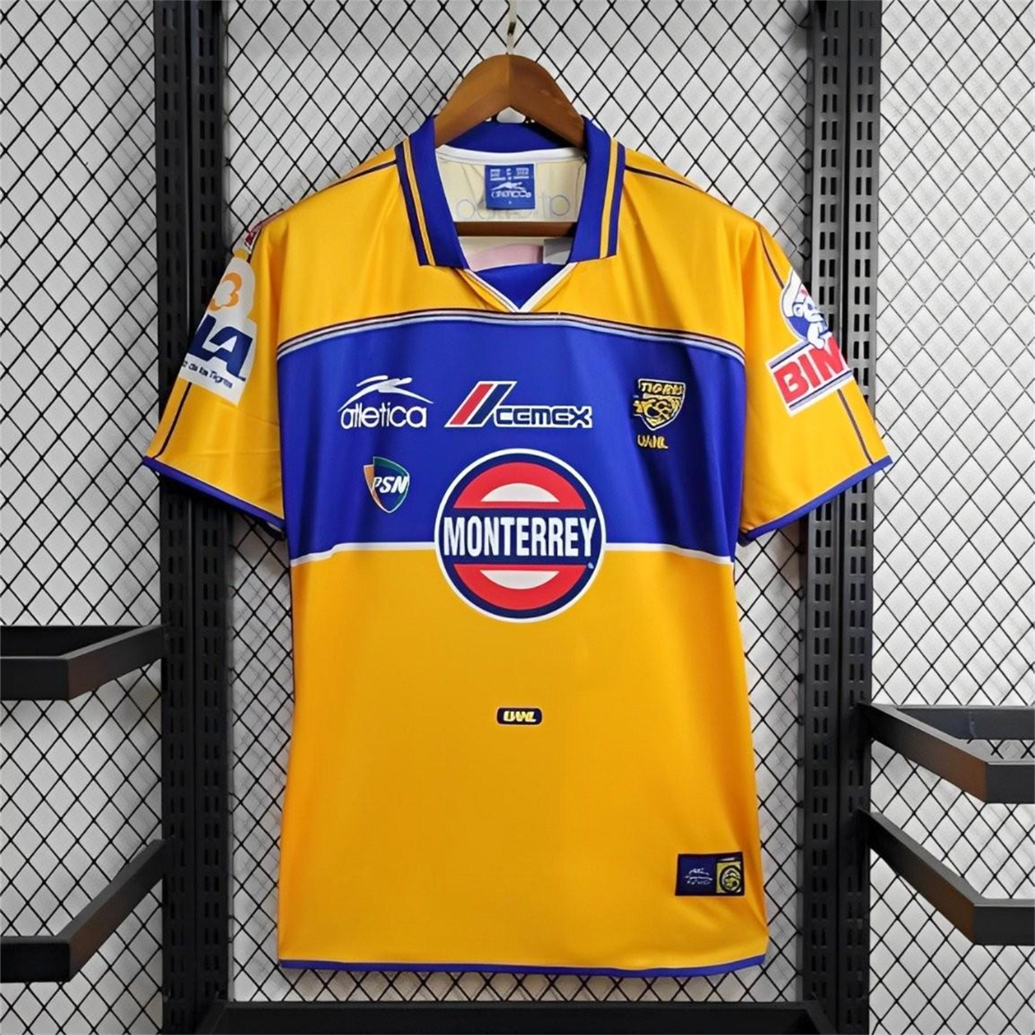 AlphaJersey-Retro Tigres UANL 2000-01 Home Jersey
