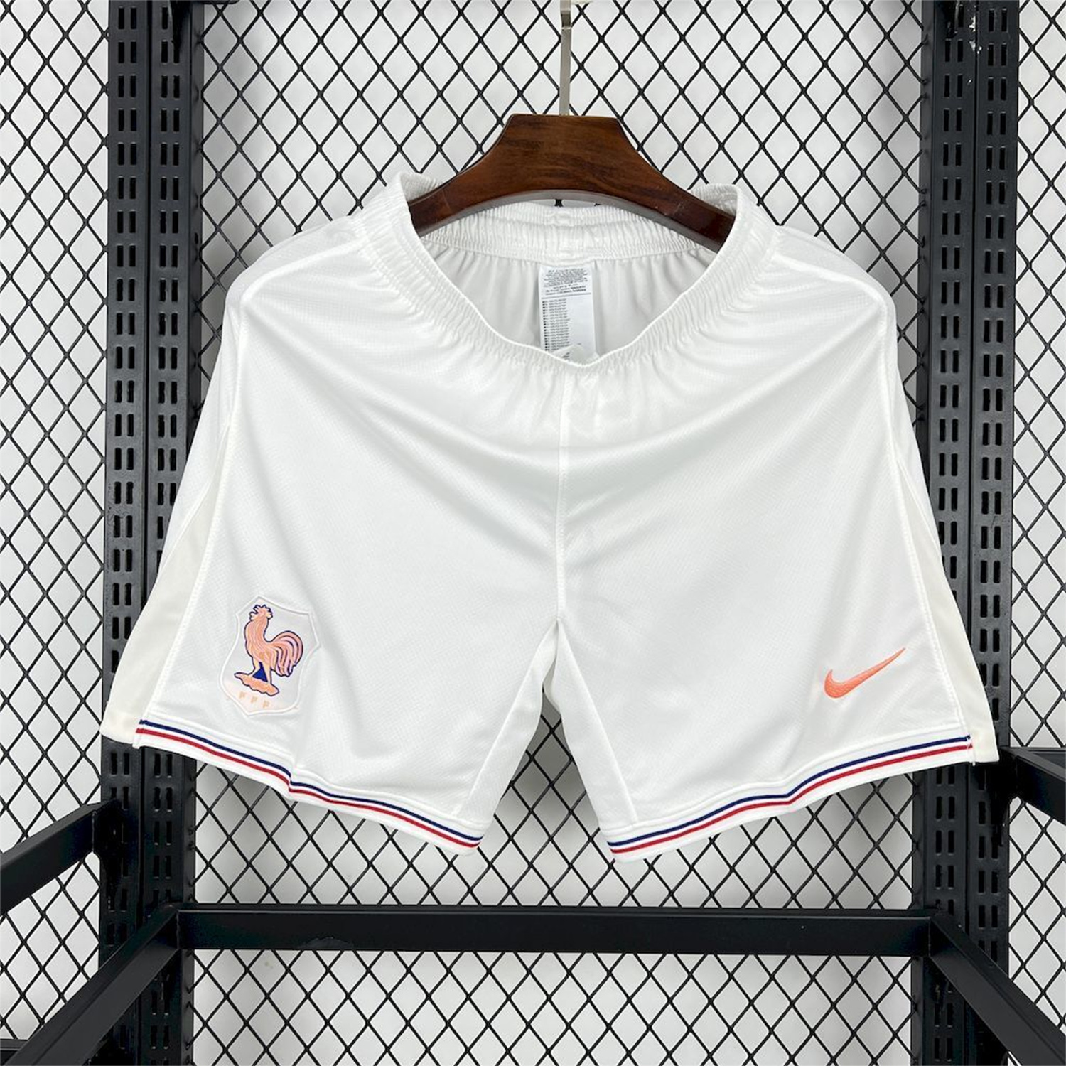 AlphaJersey-France 2026 Away White Shorts - Fans Version