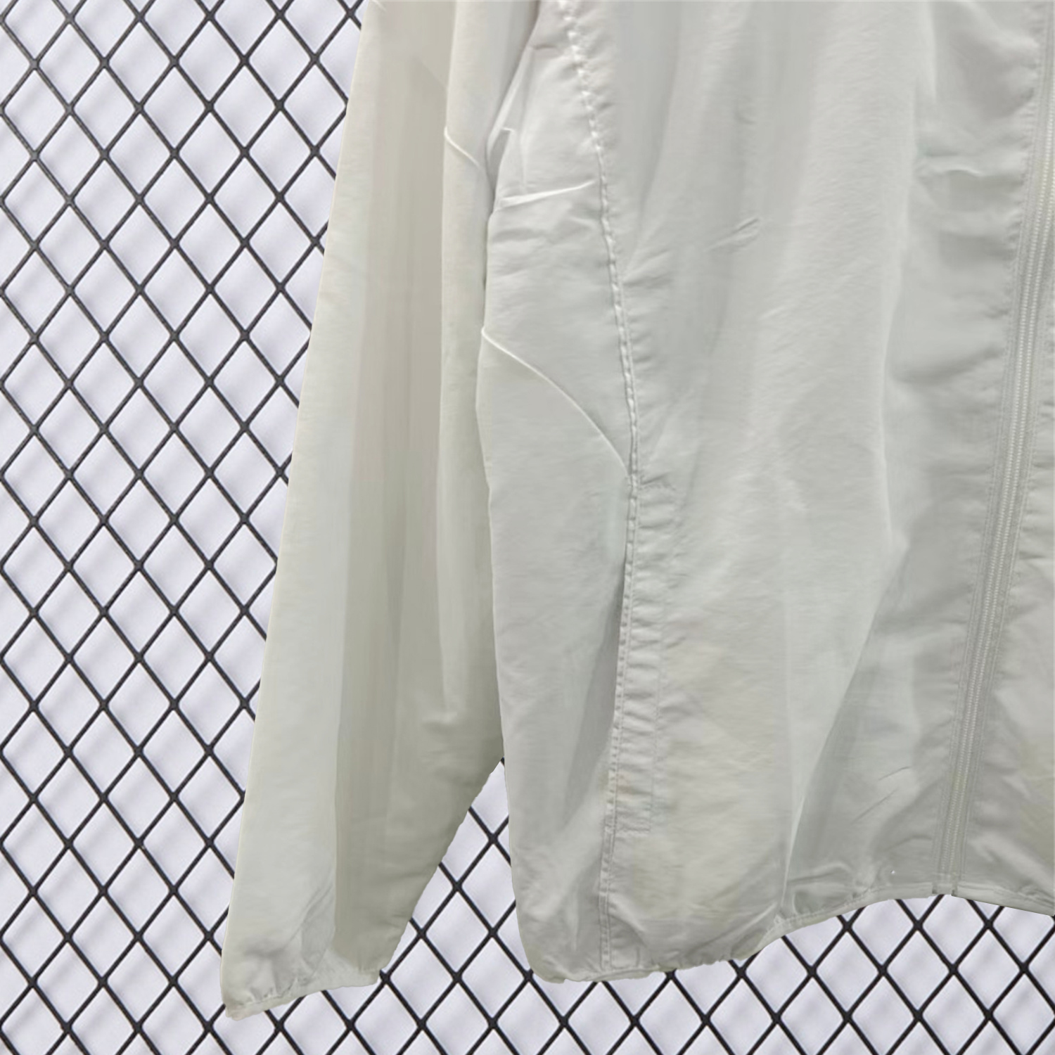 AlphaJersey-Real Madrid 25-26 White With Blue Special Windbreaker Jacket