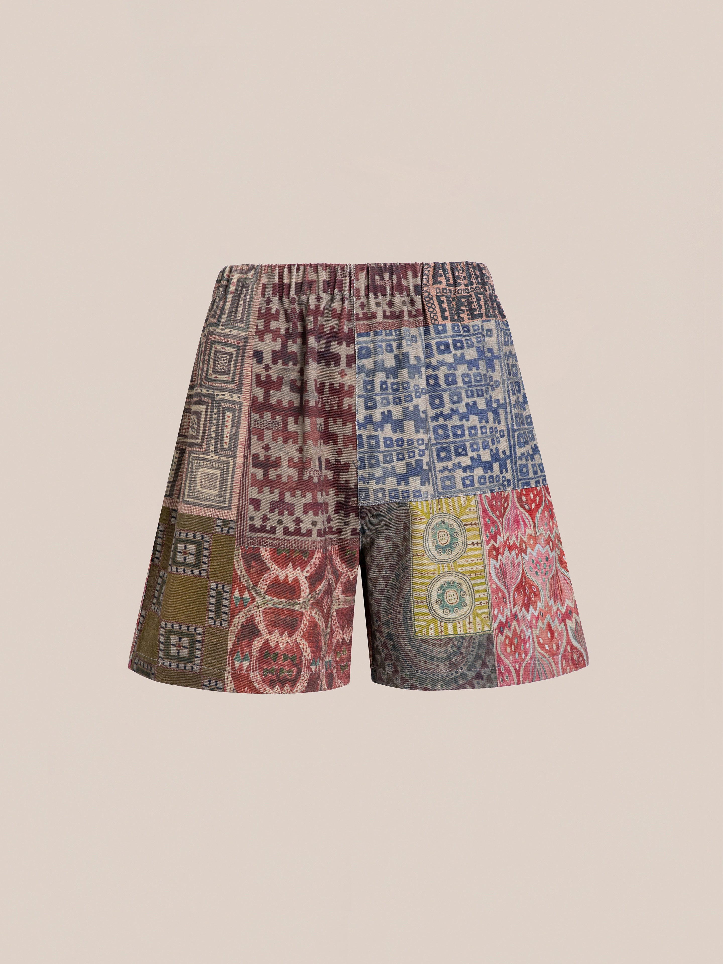 Watercolor Mosaic Work Shorts | Modern Menswear by yycbvcnbmmnbm