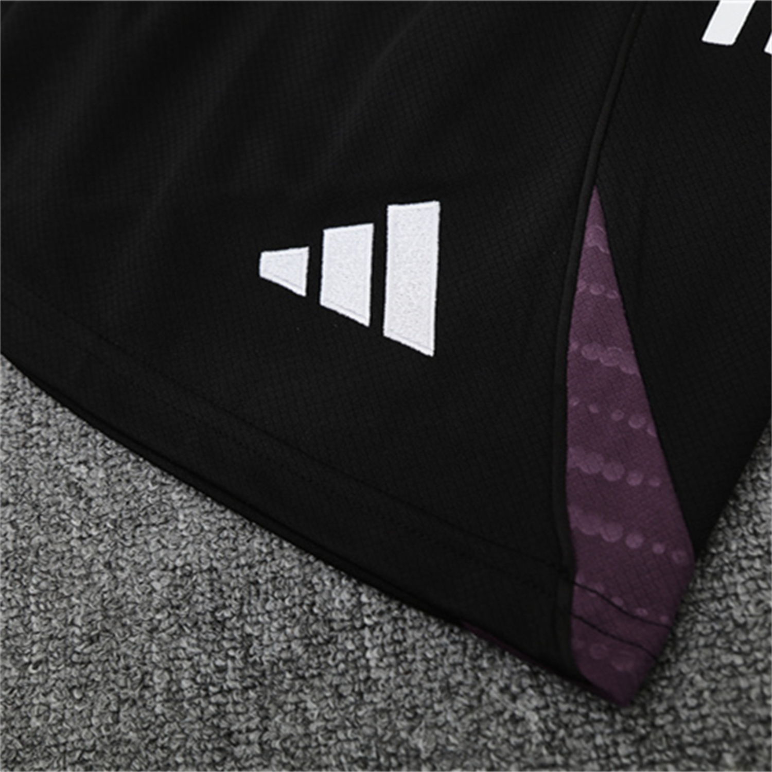 AlphaJersey-Manchester United 25-26 Kids Short-Sleeve Training Set - Purple Top & Black shorts