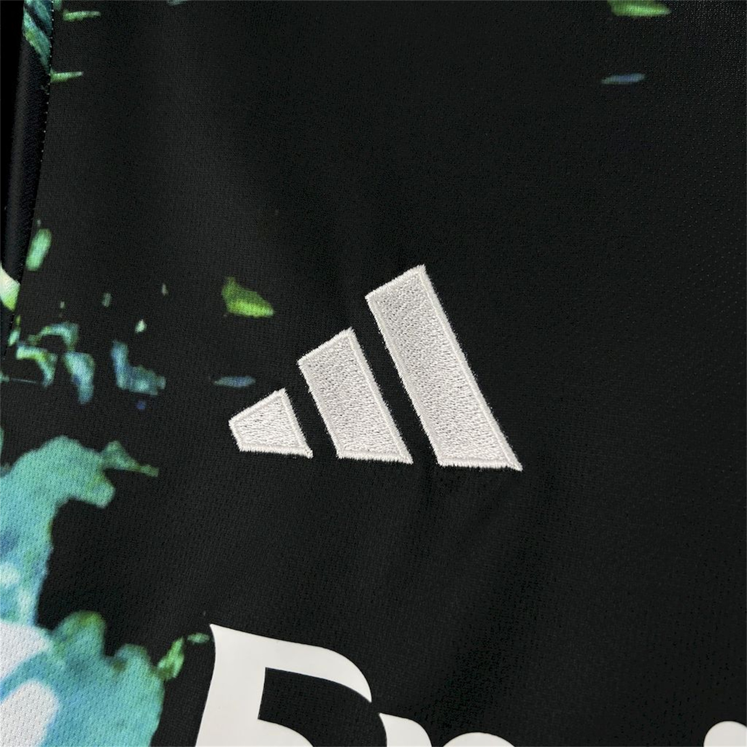 AlphaJersey-Real Madrid 25-26 Black Green Colorful Training Jersey - Fans Version