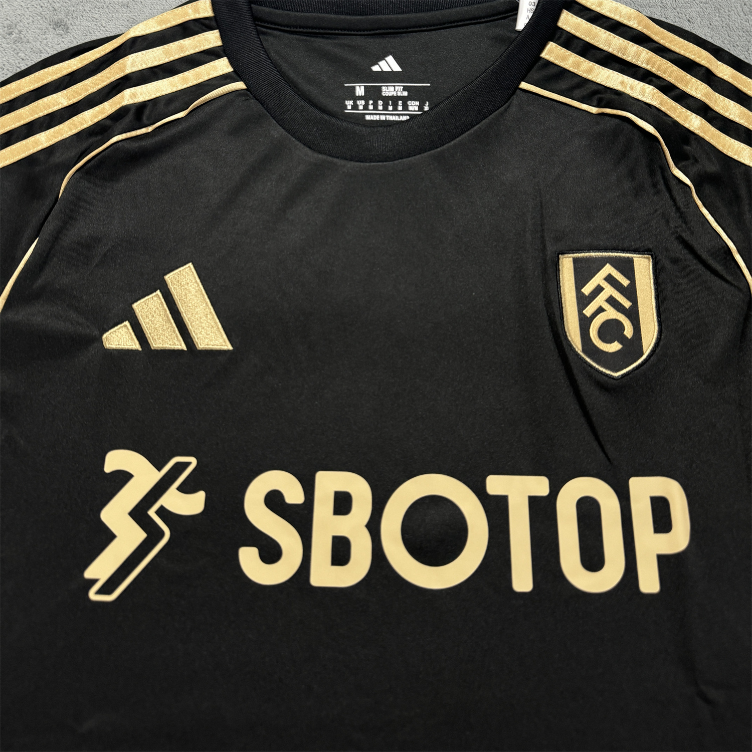 AlphaJersey-Fulham 25-26 Third Black Jersey - Fans Version
