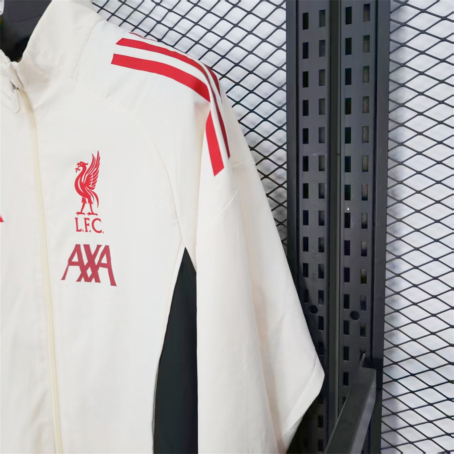 AlphaJersey-Liver.pool 25-26 White Windbreaker Jacket