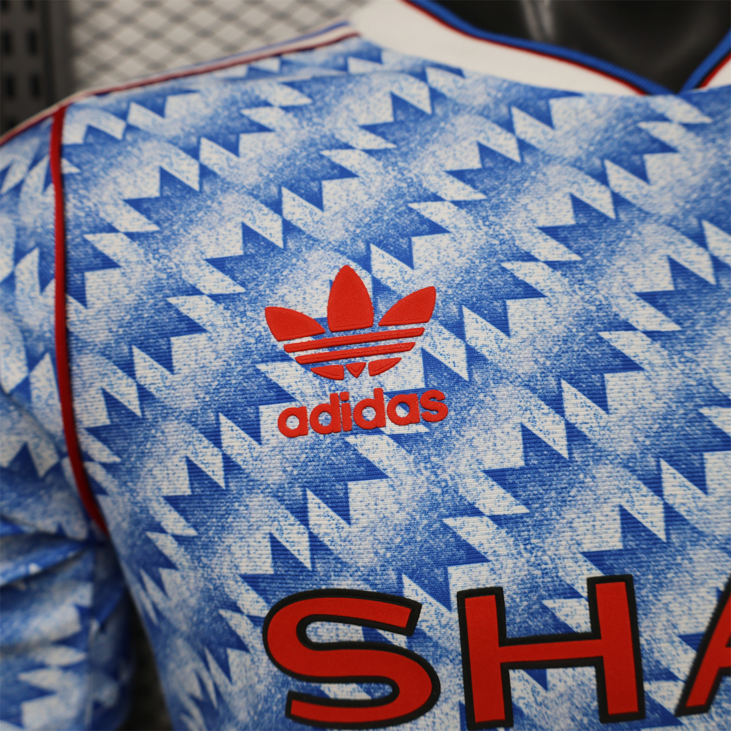 AlphaJersey-Manchester United 26-27 Terrace Icon Retro Casual Style Blue Jersey - Player Version