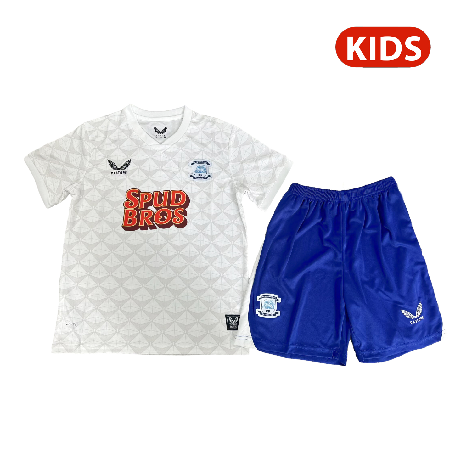 AlphaJersey-Preston North End 25-26 Home Kids Kit