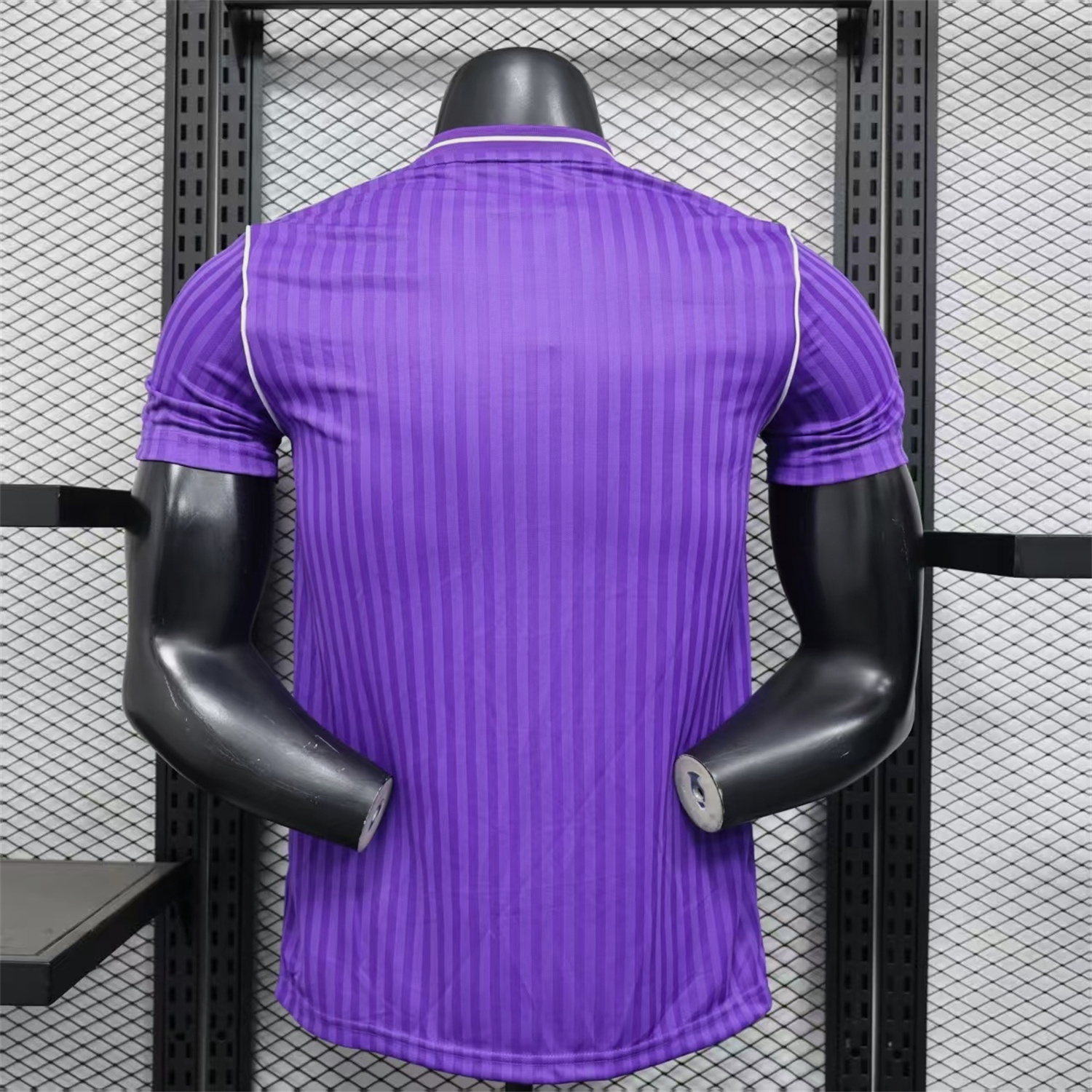 AlphaJersey-Real Madrid 25-26 Icon Range Trefoil Purple Travel Jersey - Player Version