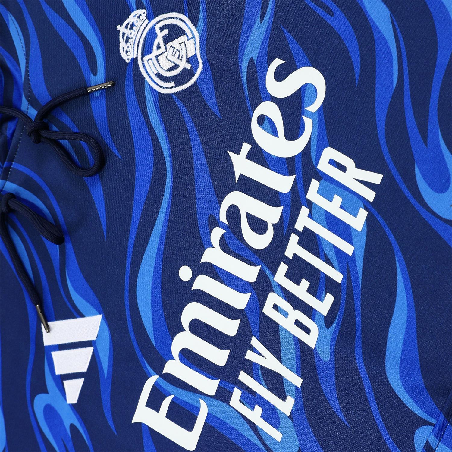 AlphaJersey-Real Madrid 25-26 Training Hoodie Set - Blue Hoodie and Deep Blue Pants