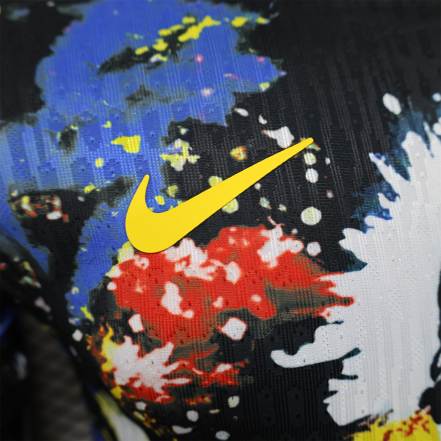 AlphaJersey-Brazil 25-26 Colorful Jesus Statue Special Colorful Graffiti Jersey - Player Version