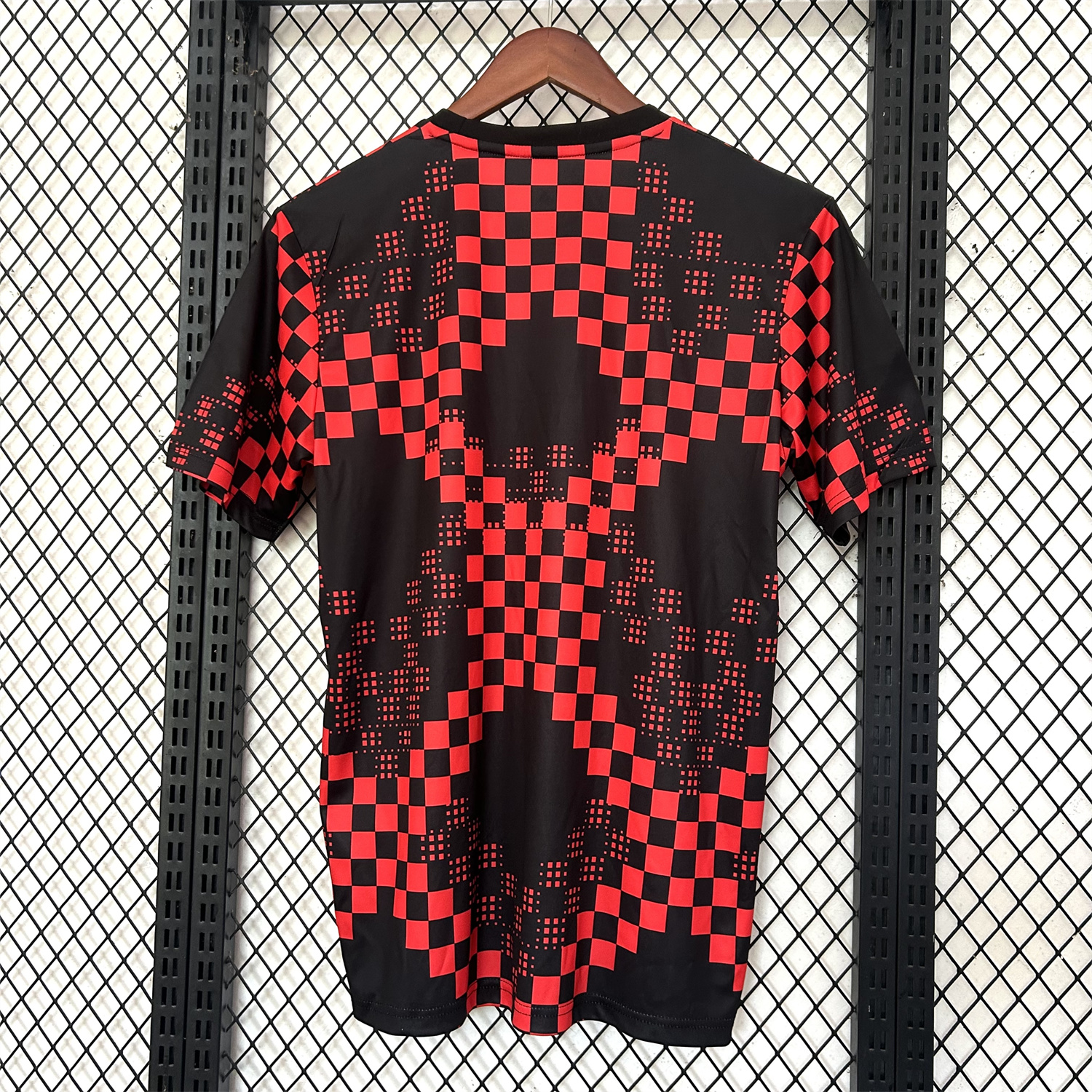 AlphaJersey-Benfica 25-26 Black Red Pre-Match Training Jersey - Fans Version