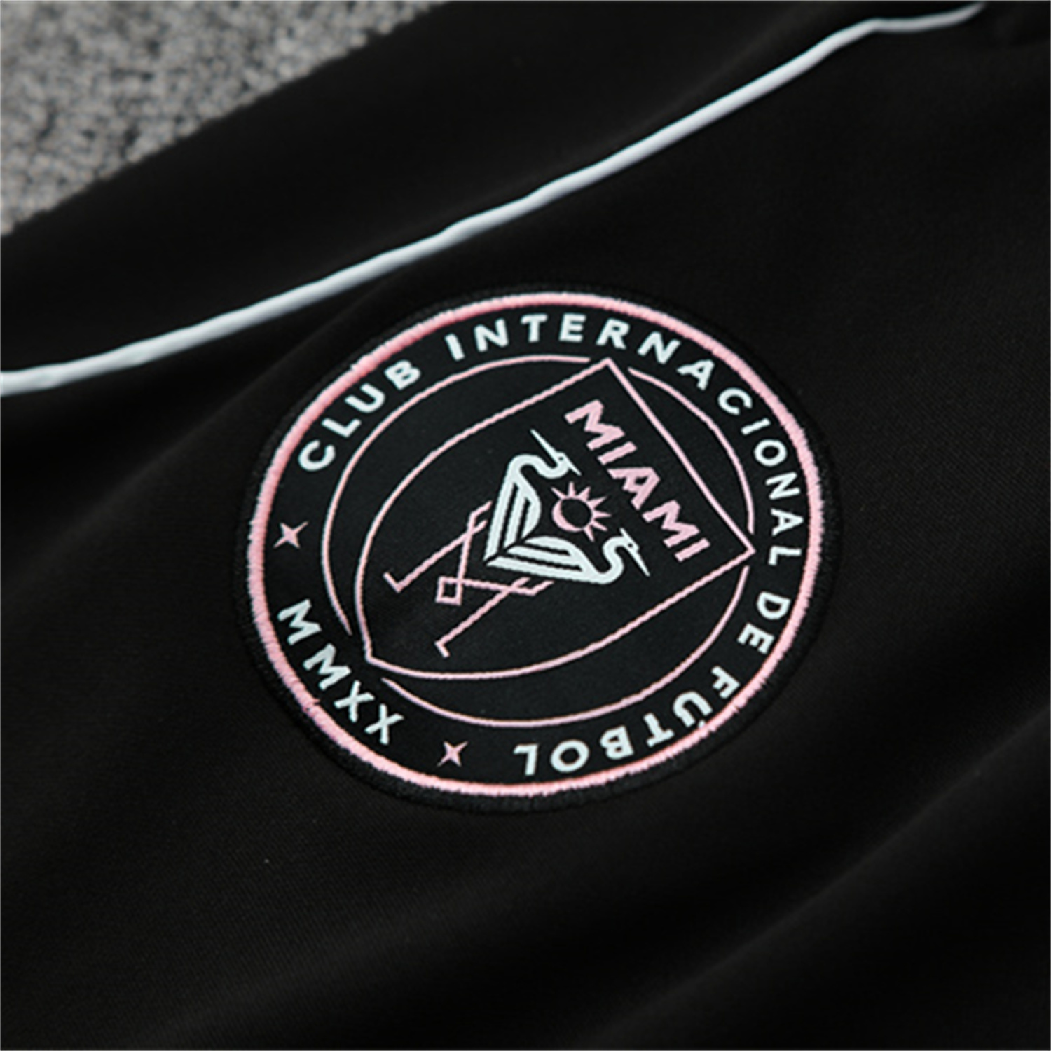 AlphaJersey-INT M.A.M 25-26 Kid Long Sleeves Training Set - Black Top & Black Pants