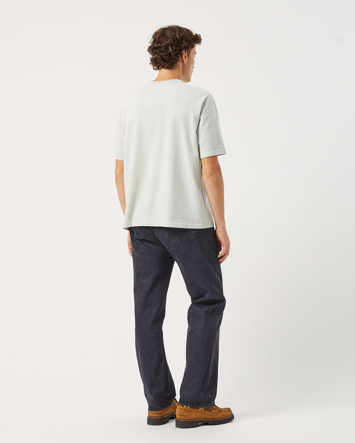 Garment Dye Tee - Light Blue | Modern Menswear by yycbvcnbmmnbm