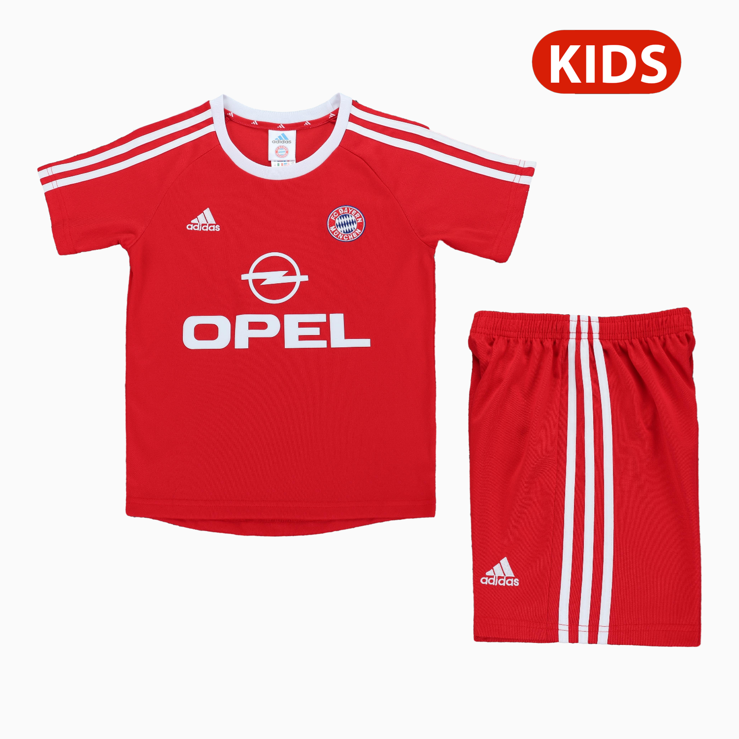 AlphaJersey-Retro Bayern Munich 2001-02 Home Kids Kit