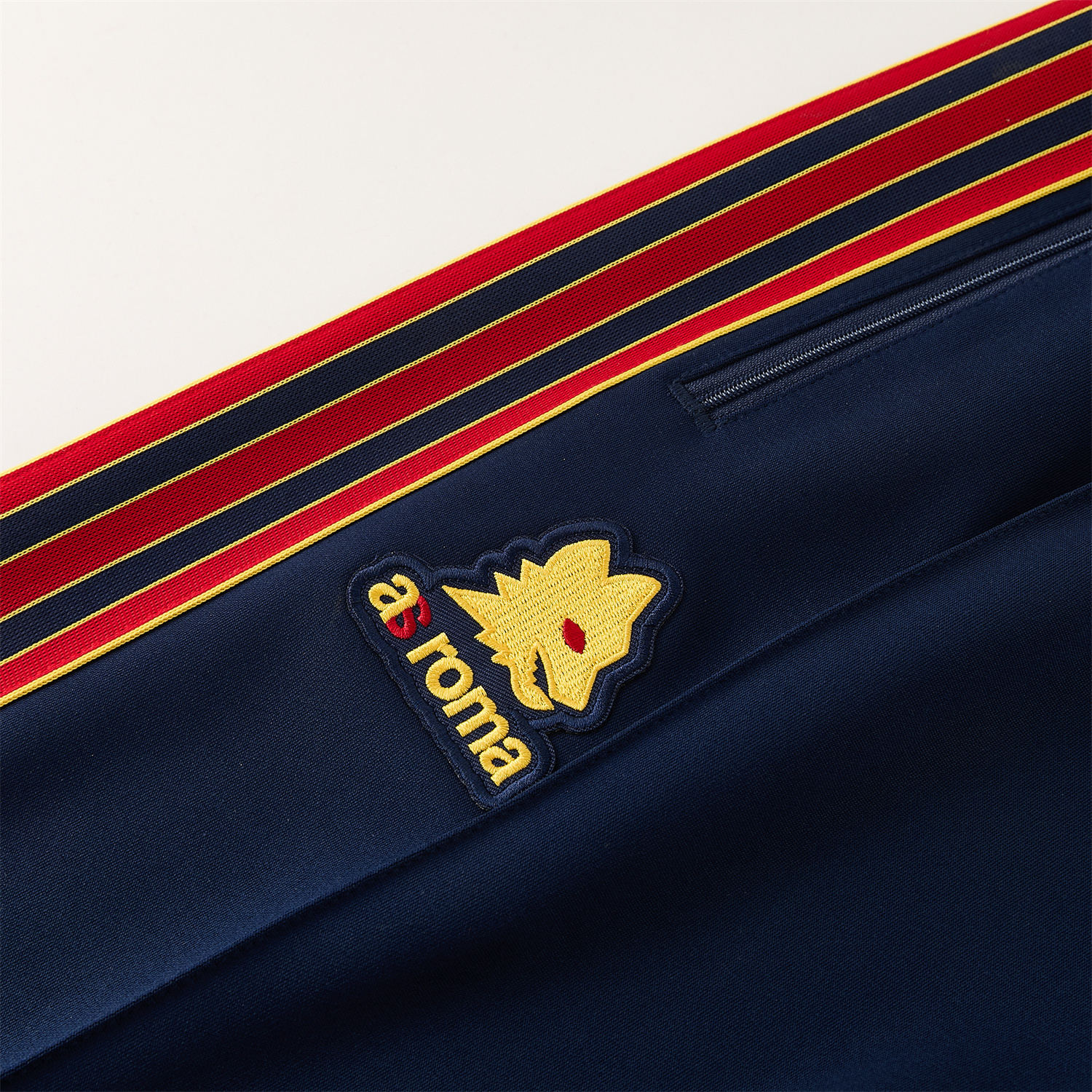 AlphaJersey-AS Roma 25-26 Originals LFSTLR Jacket Training Tracksuit - White Top and Blue Pant