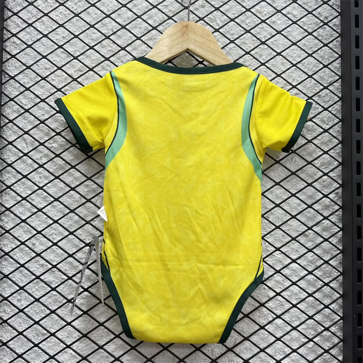 AlphaJersey-Brazil 2026 Home Baby Crawling Suit