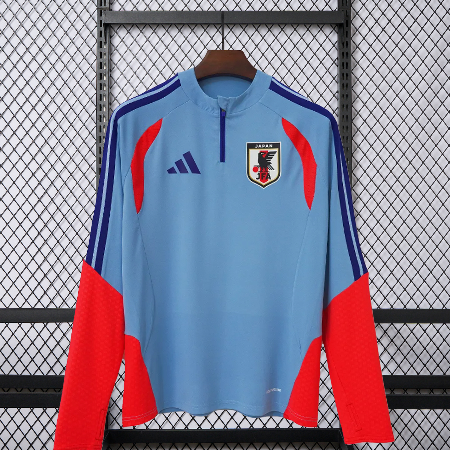 AlphaJersey-Japan 2026 Blue Long Sleeves Training Jersey - Fans Version