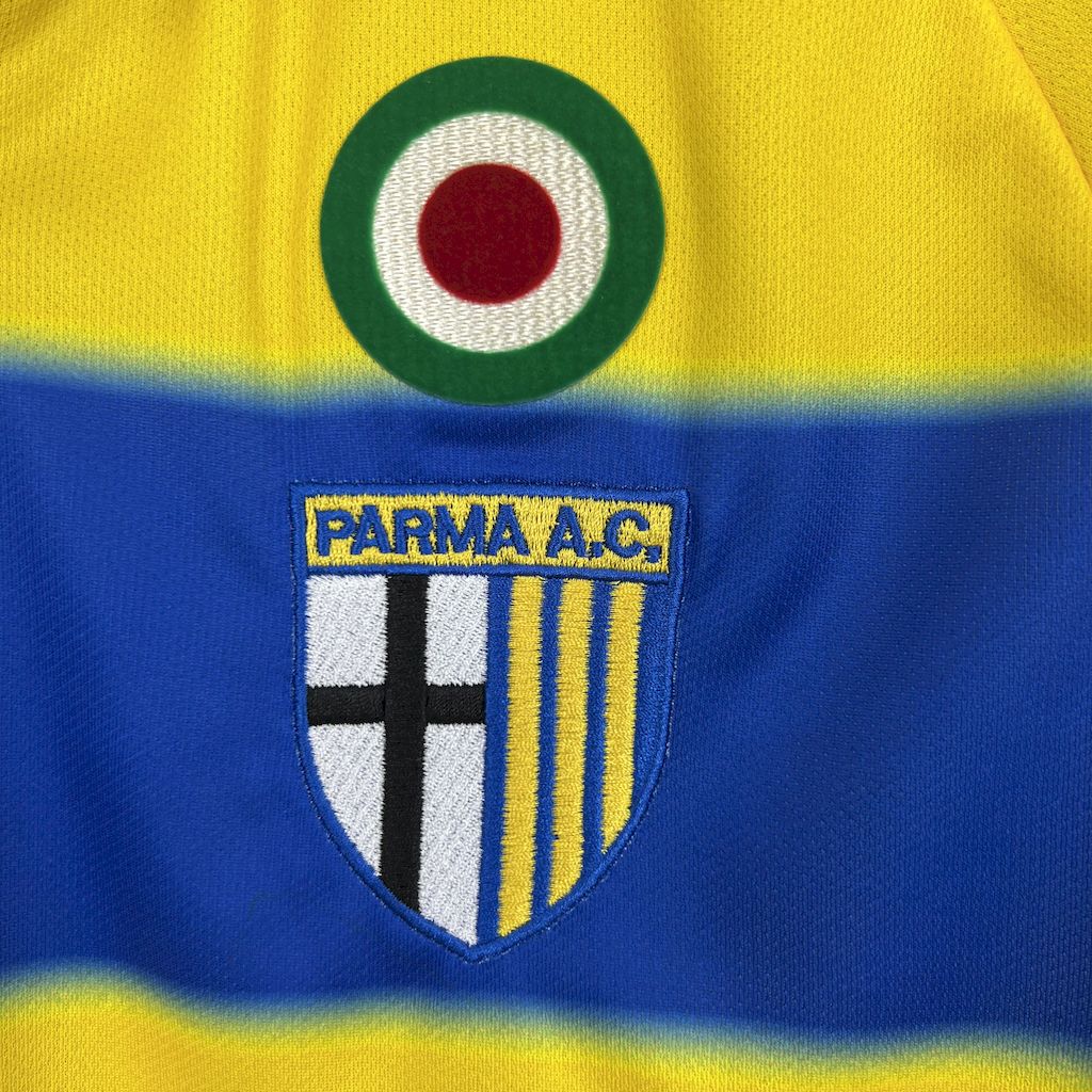 AlphaJersey-Retro Parma 1999-00 Home Jersey - Fans Version