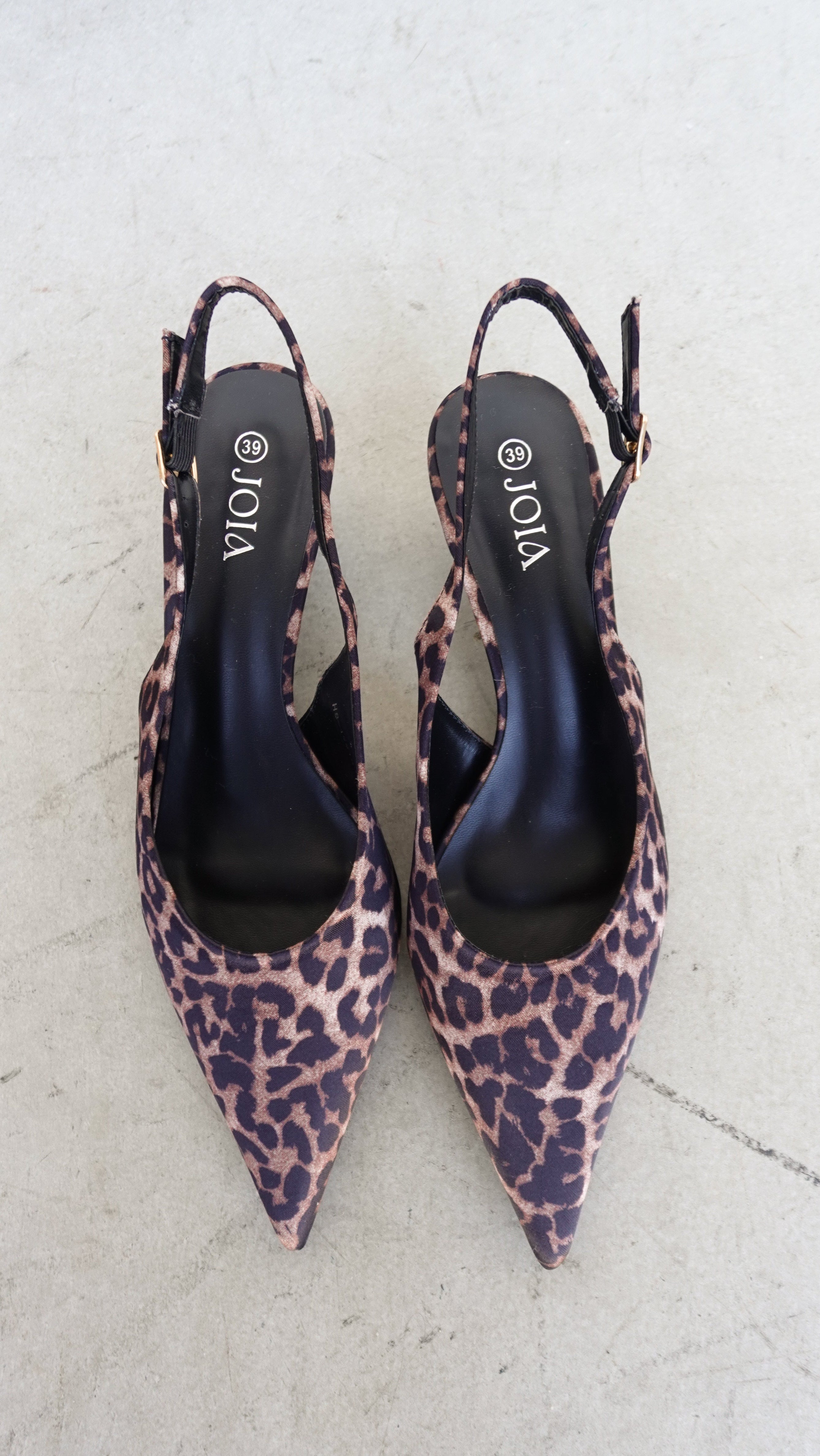 Leopard Slingback Kitten Heel | Elegant Women's Fashion by coolavocek