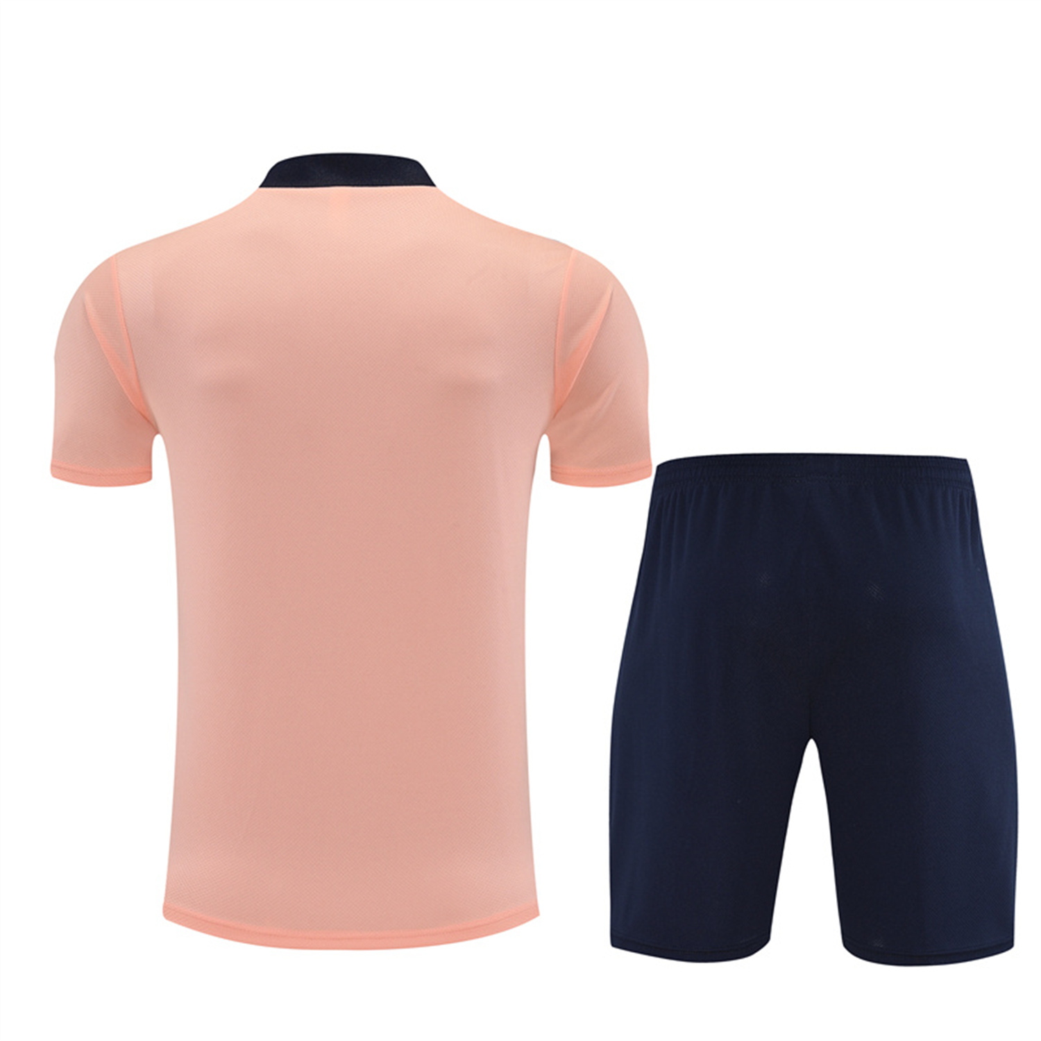 AlphaJersey-C.H.E.L.S.E.A 25-26 Kids Short-Sleeve Training Set - Pink top & Blue Shorts