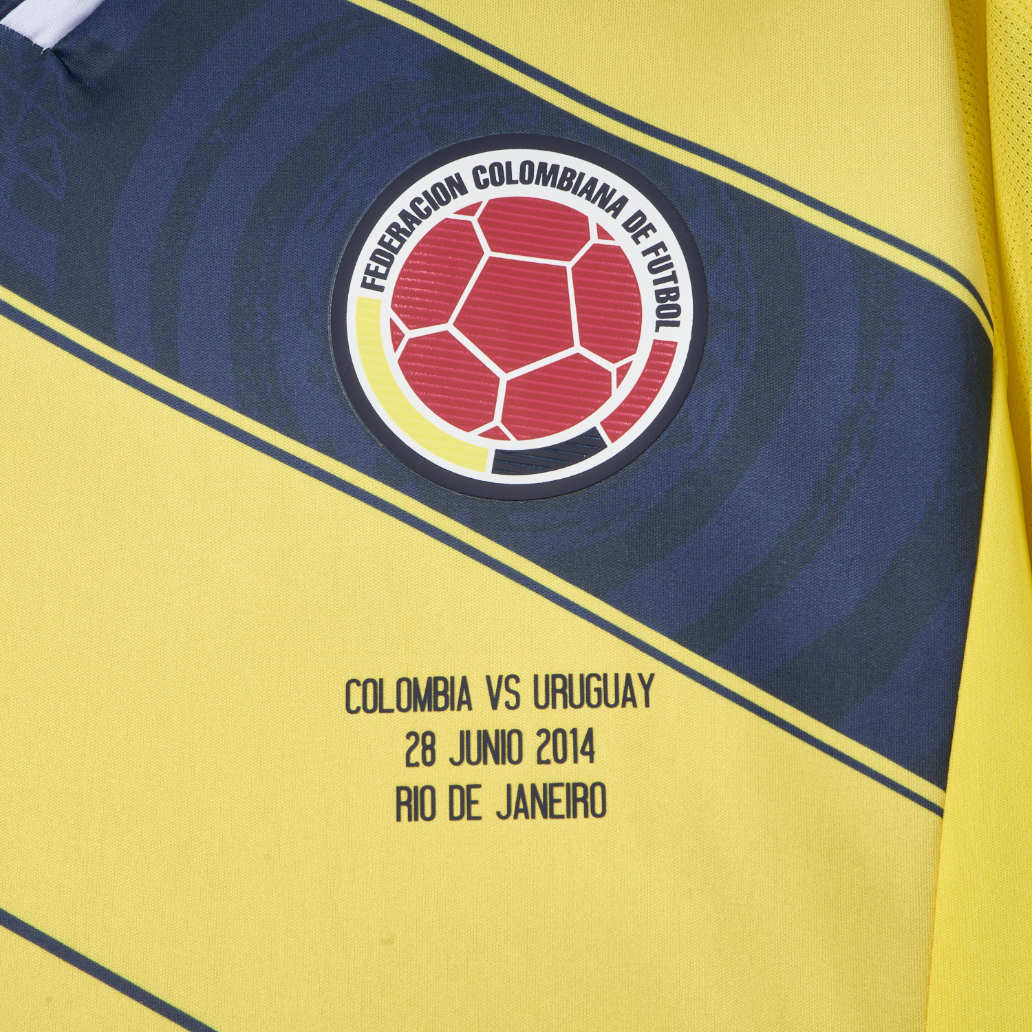 AlphaJersey-Retro Colombia 2014 Home Jersey
