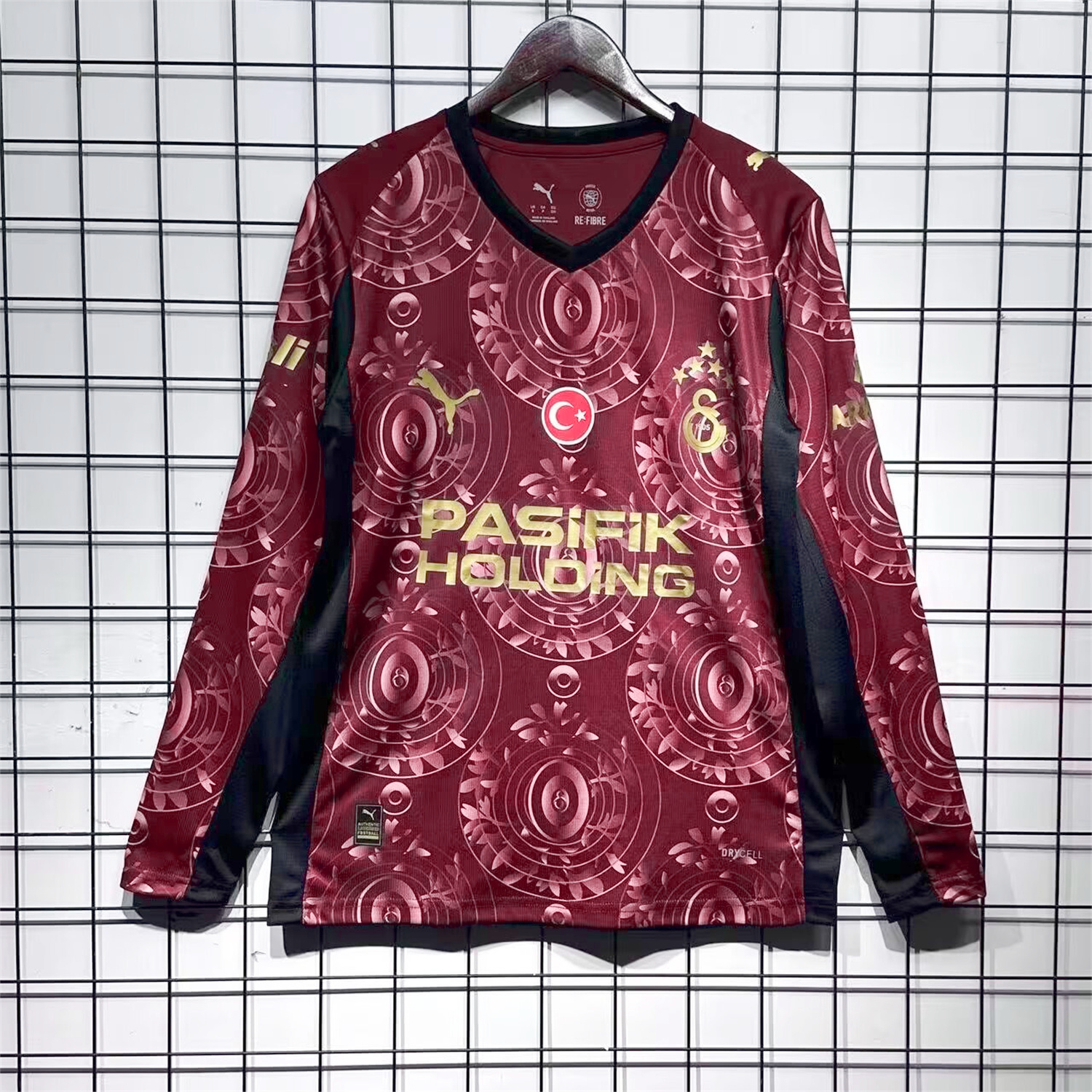 AlphaJersey-Galatasaray 25-26 Third Long Sleeves Jersey with Five Stars - Fans Version