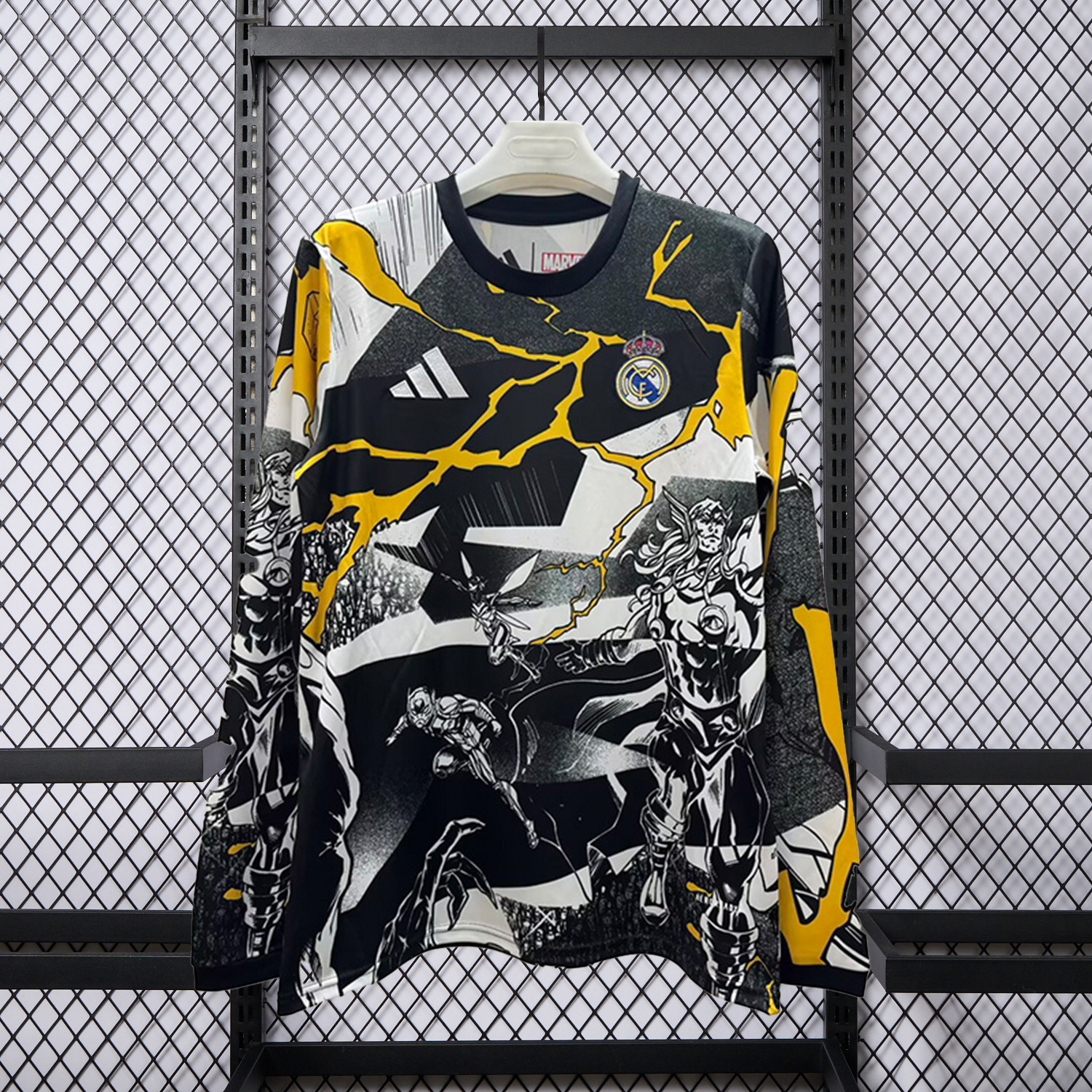 AlphaJersey-Real Madrid 25-26 Comics Special Long Sleeves Jersey - Fans Version