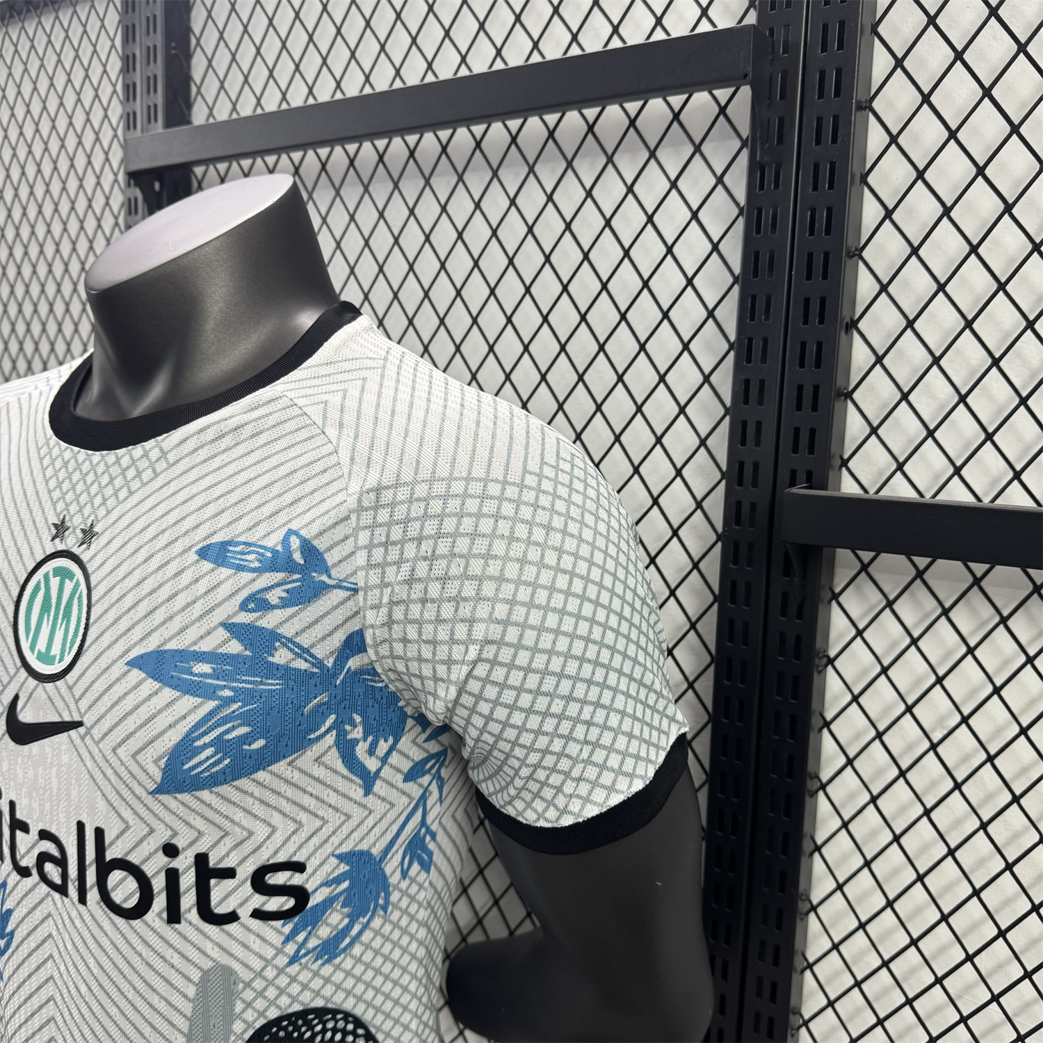 AlphaJersey-Inter Milan 25-26 Black Snake Special White Jersey - Player Version