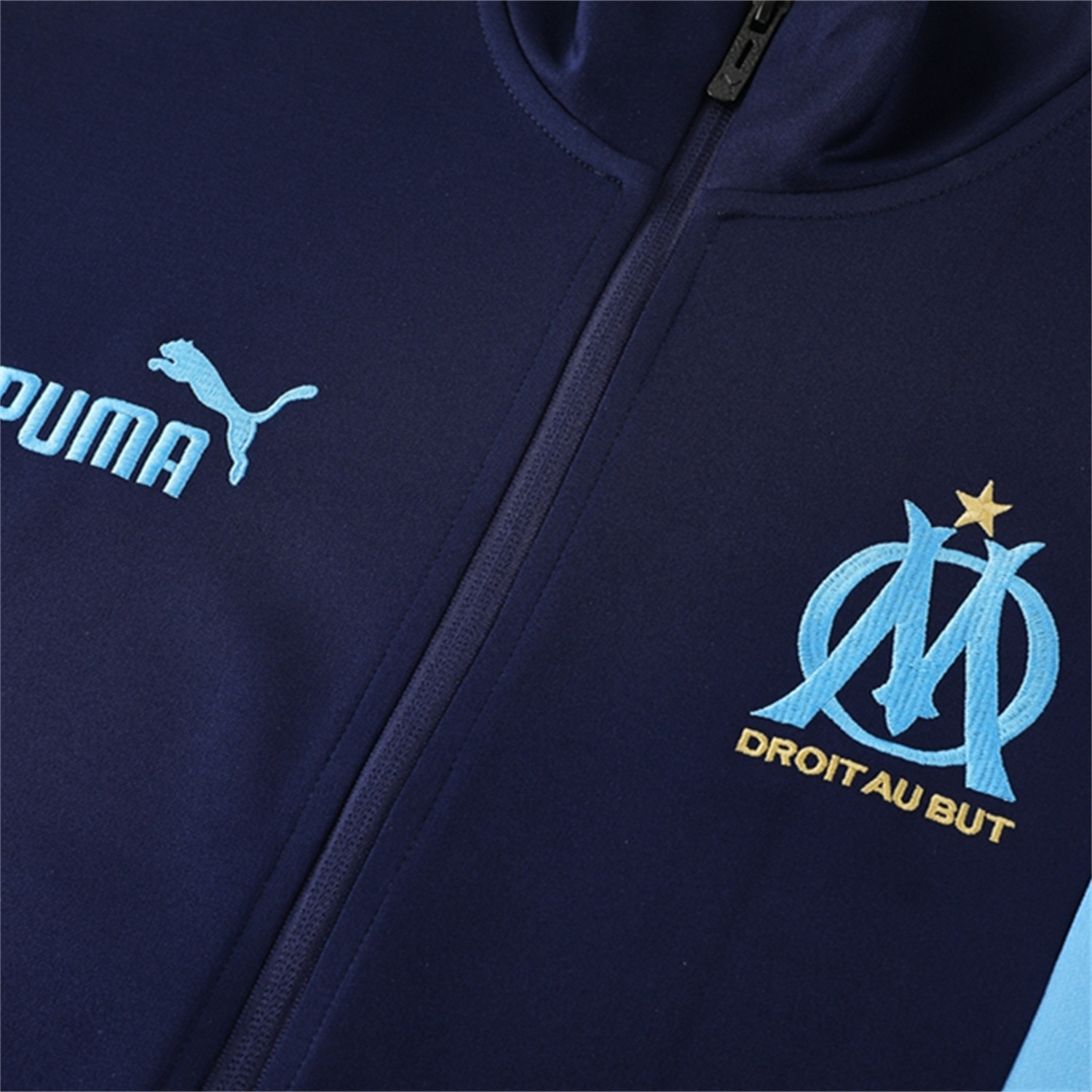 AlphaJersey-Marseille 25-26 Jacket Training Tracksuit - Deep Blue Jackets & Pants