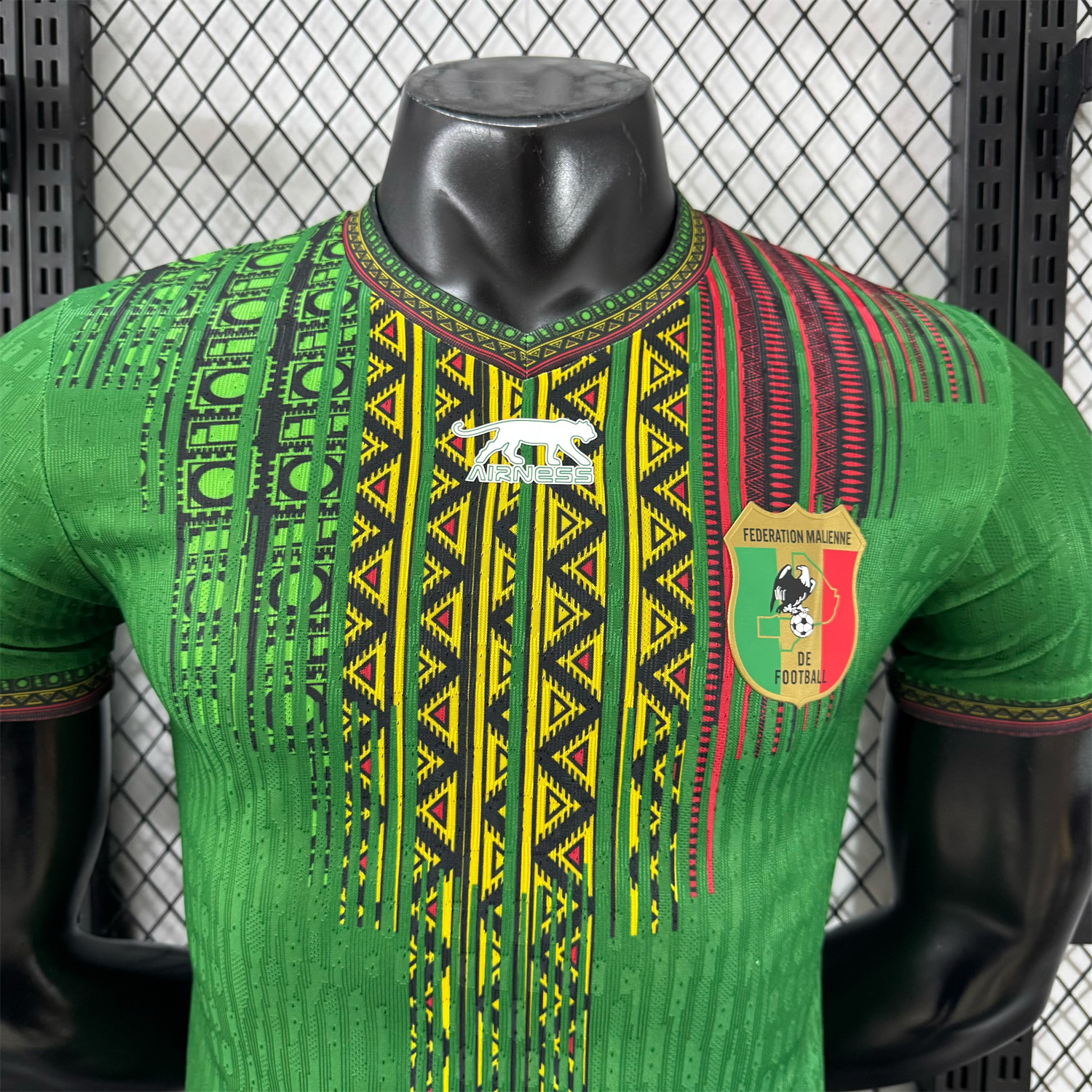 AlphaJersey-Mali 2025 Away Green Jersey - Player Version
