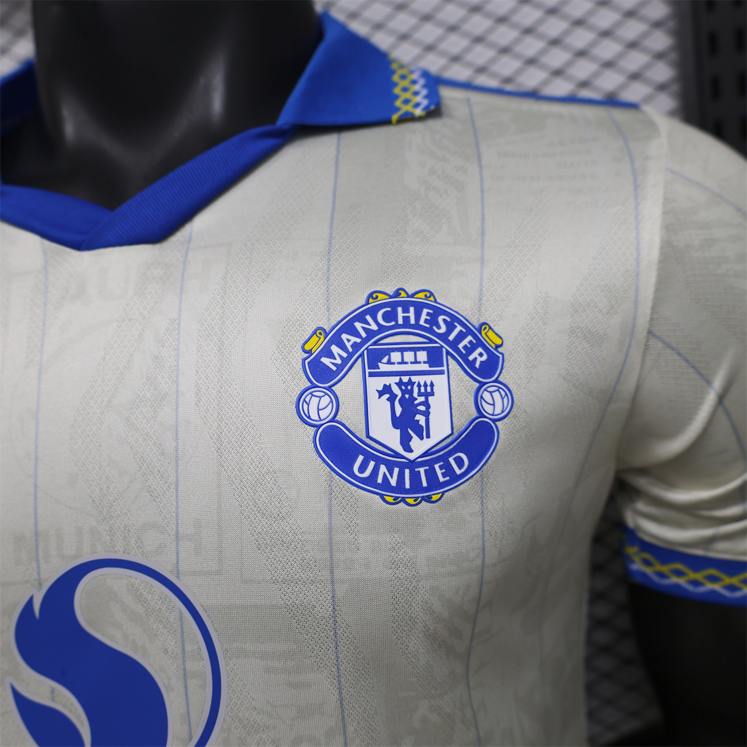 AlphaJersey-Manchester United 26-27 Terrace Icon Retro Casual Style Light Color Polo Jersey - Player Version