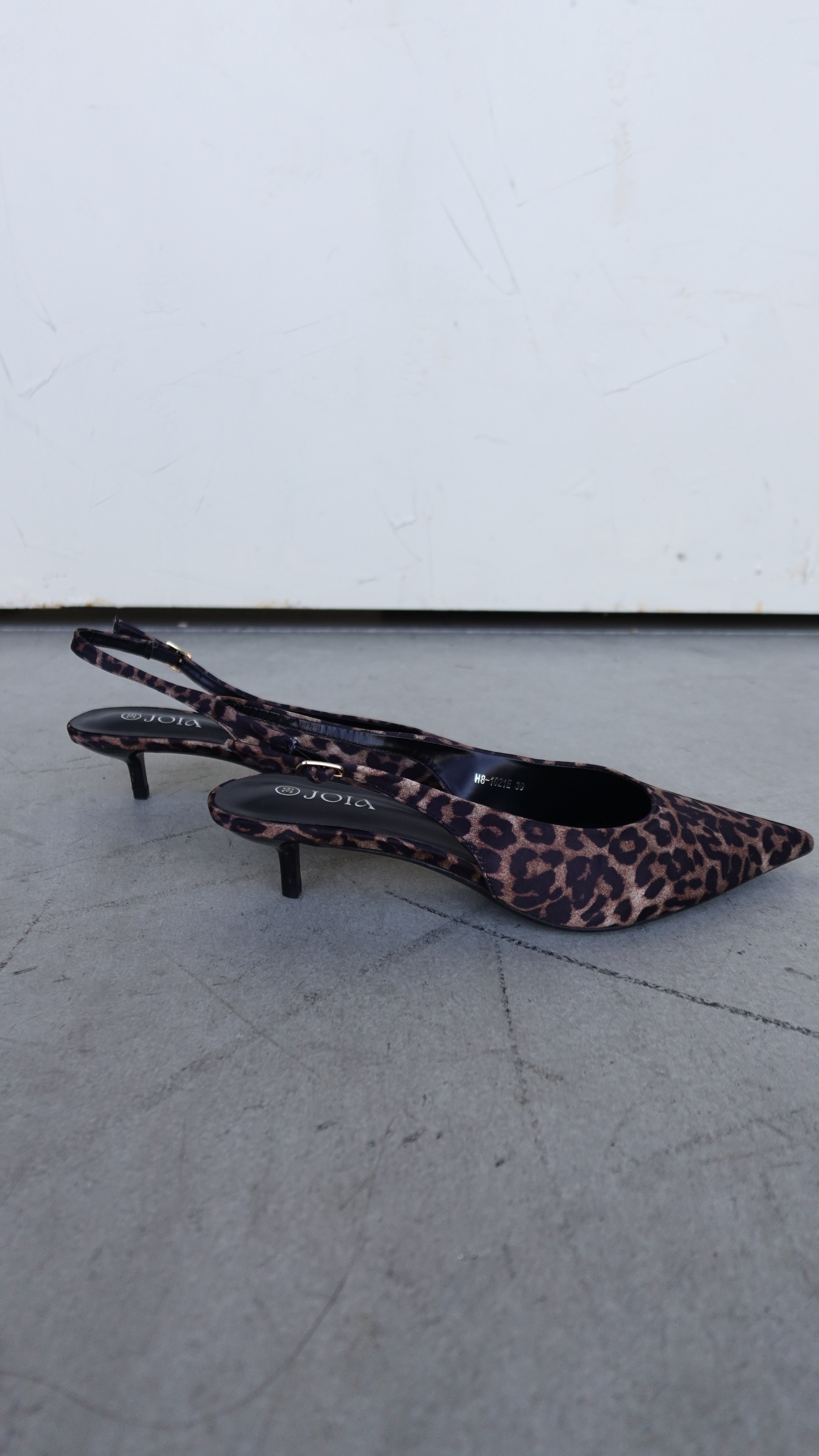 Leopard Slingback Kitten Heel | Elegant Women's Fashion by coolavocek