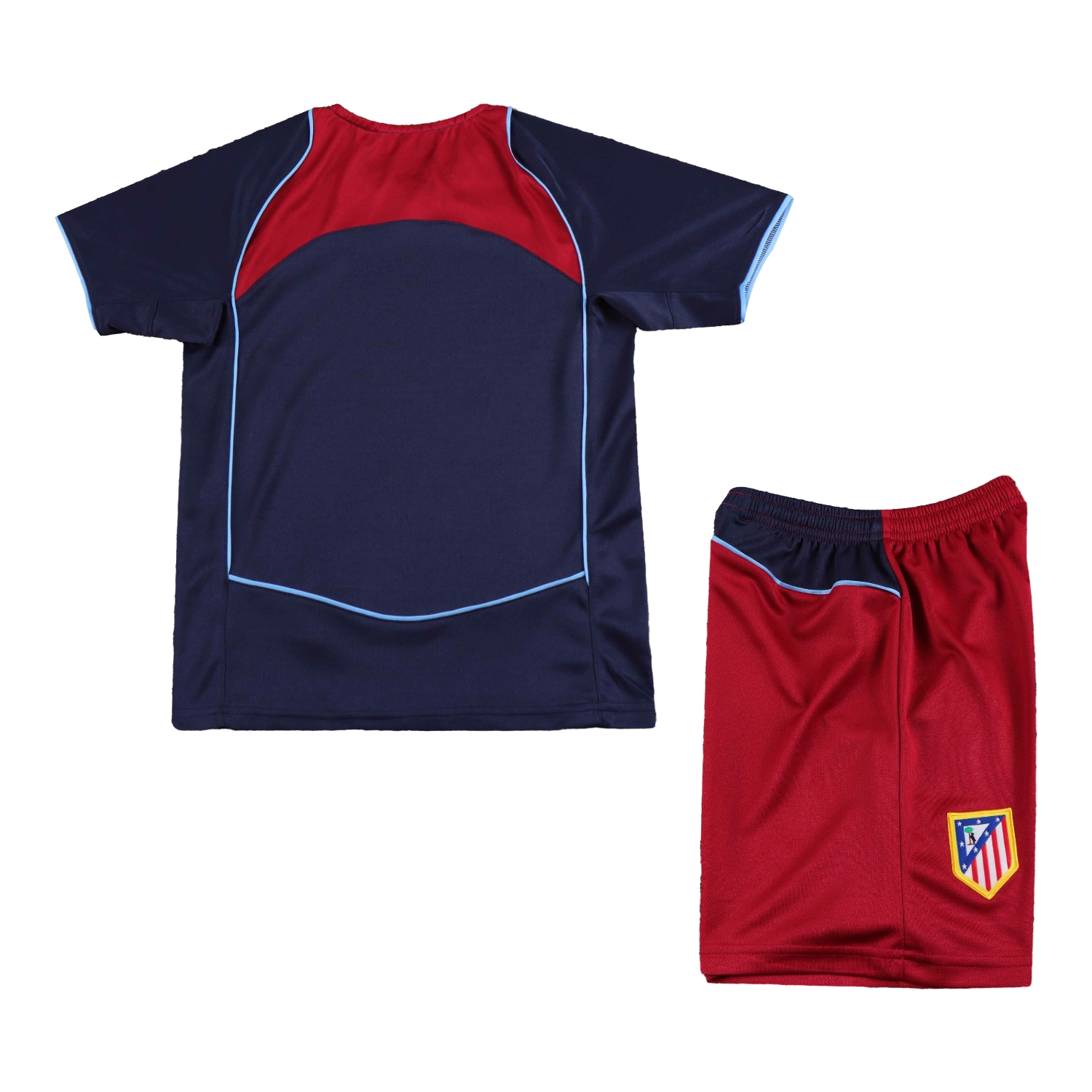 AlphaJersey-Retro Atletico Madrid 2004-05 Away S.p.i.d.e.r M.a.n Special Kids Kit