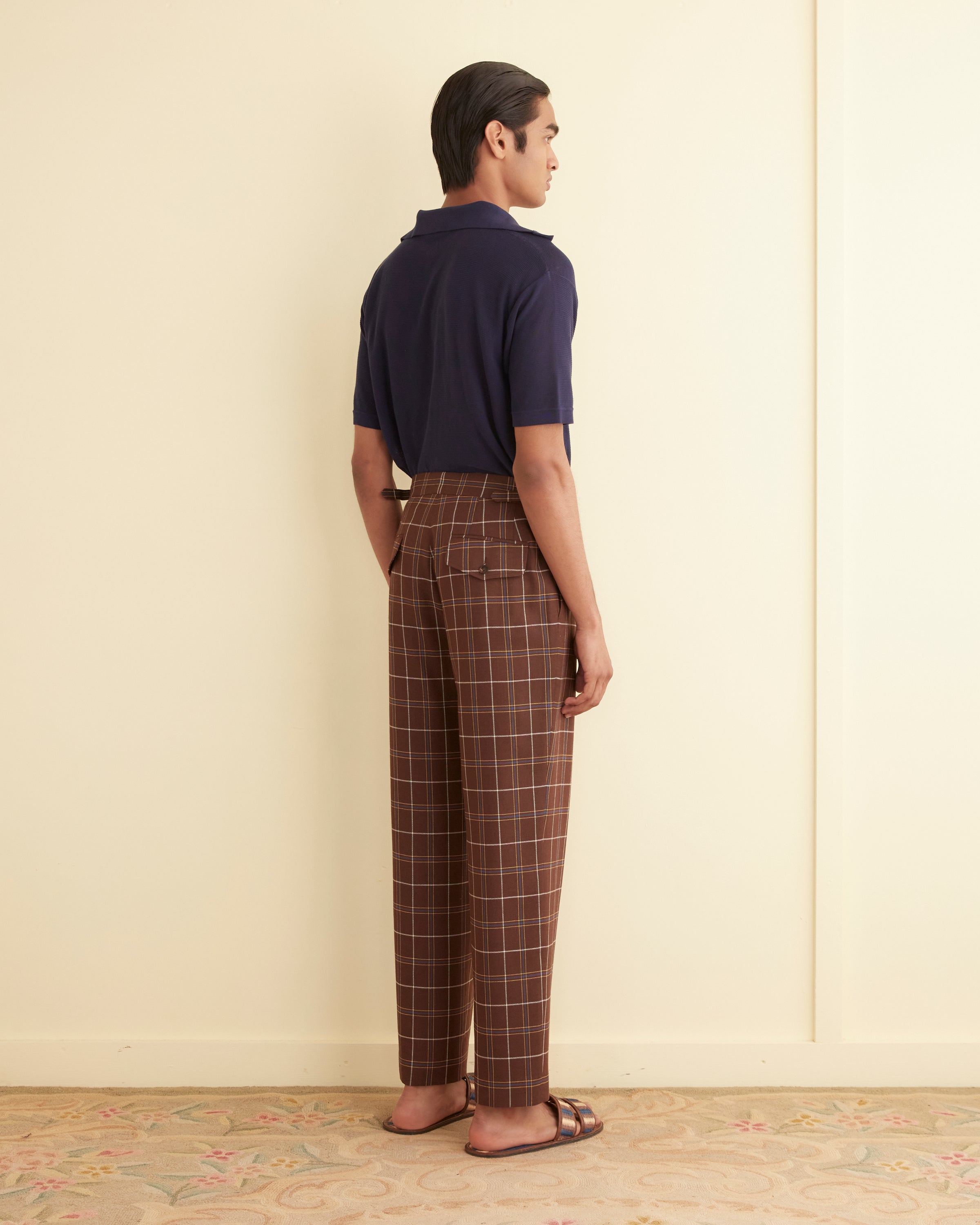 Dunham Plaid Trousers | Modern Menswear by yycbvcnbmmnbm