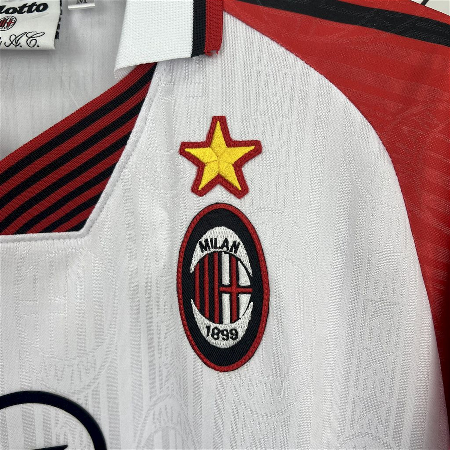 AlphaJersey-Retro AC Milan 1997-98 White Special Jersey