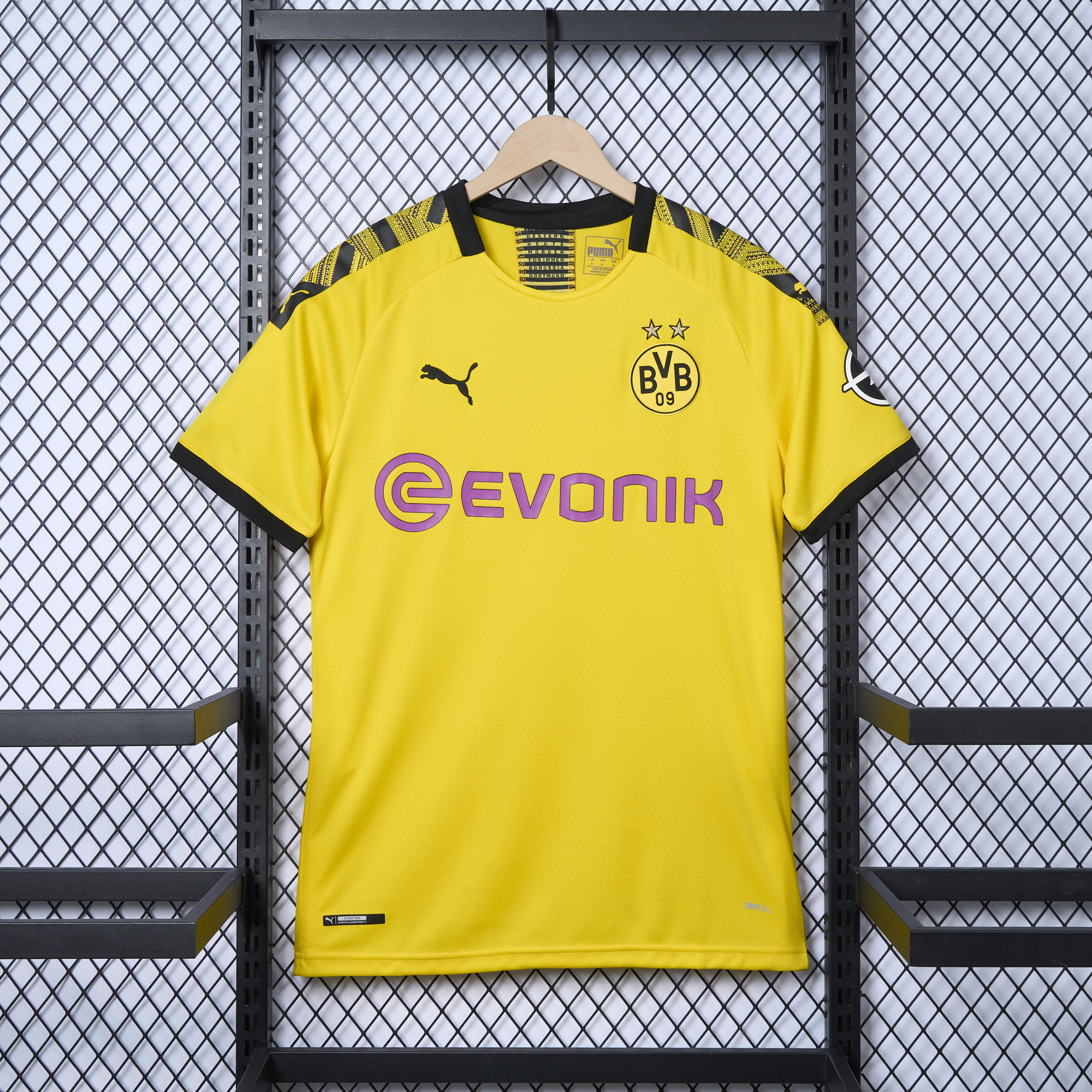 AlphaJersey-Retro Dortmund 2019-20 Home Stadium Jersey