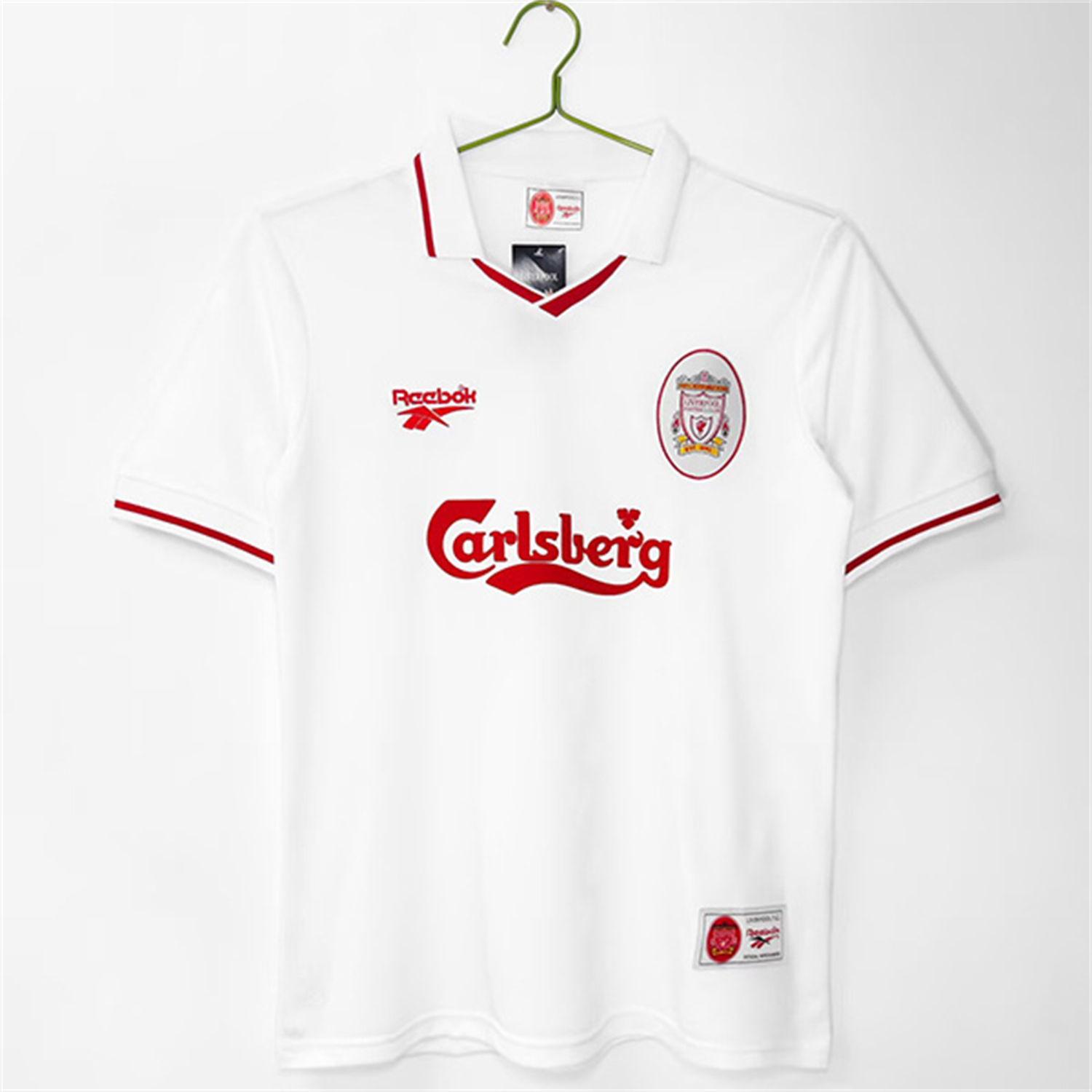 AlphaJersey-Retro Liver.pool 1996-97 Away White Jersey
