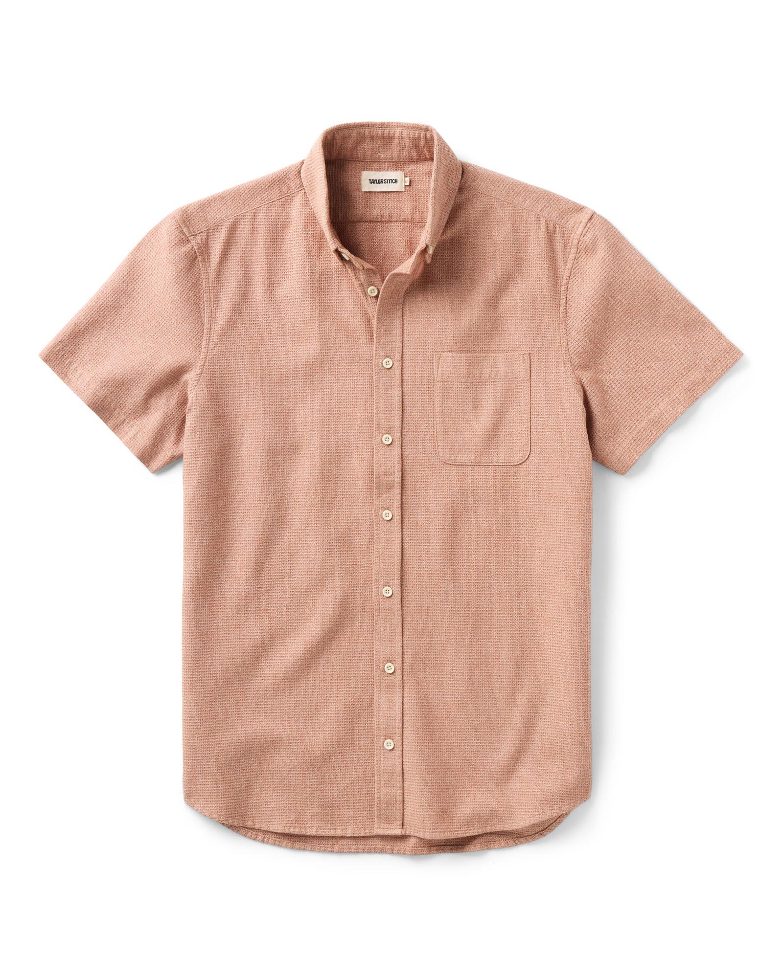 The Short Sleeve Jack in Desert Twist Waffle | Modern Menswear by yycbvcnbmmnbm