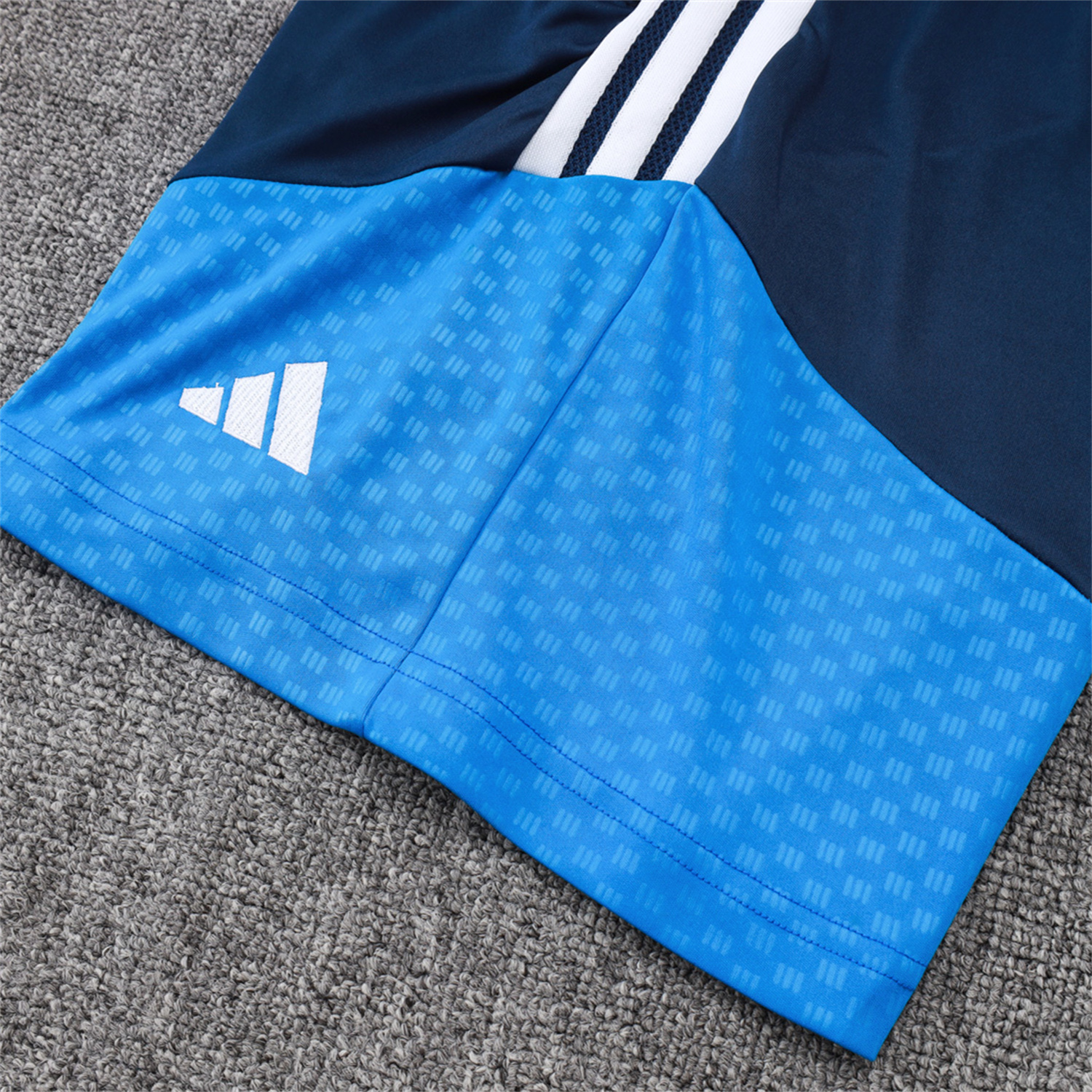 AlphaJersey-Cruzeiro 25-26 Short-Sleeve Training Set - Blue Vest & Blue Shorts