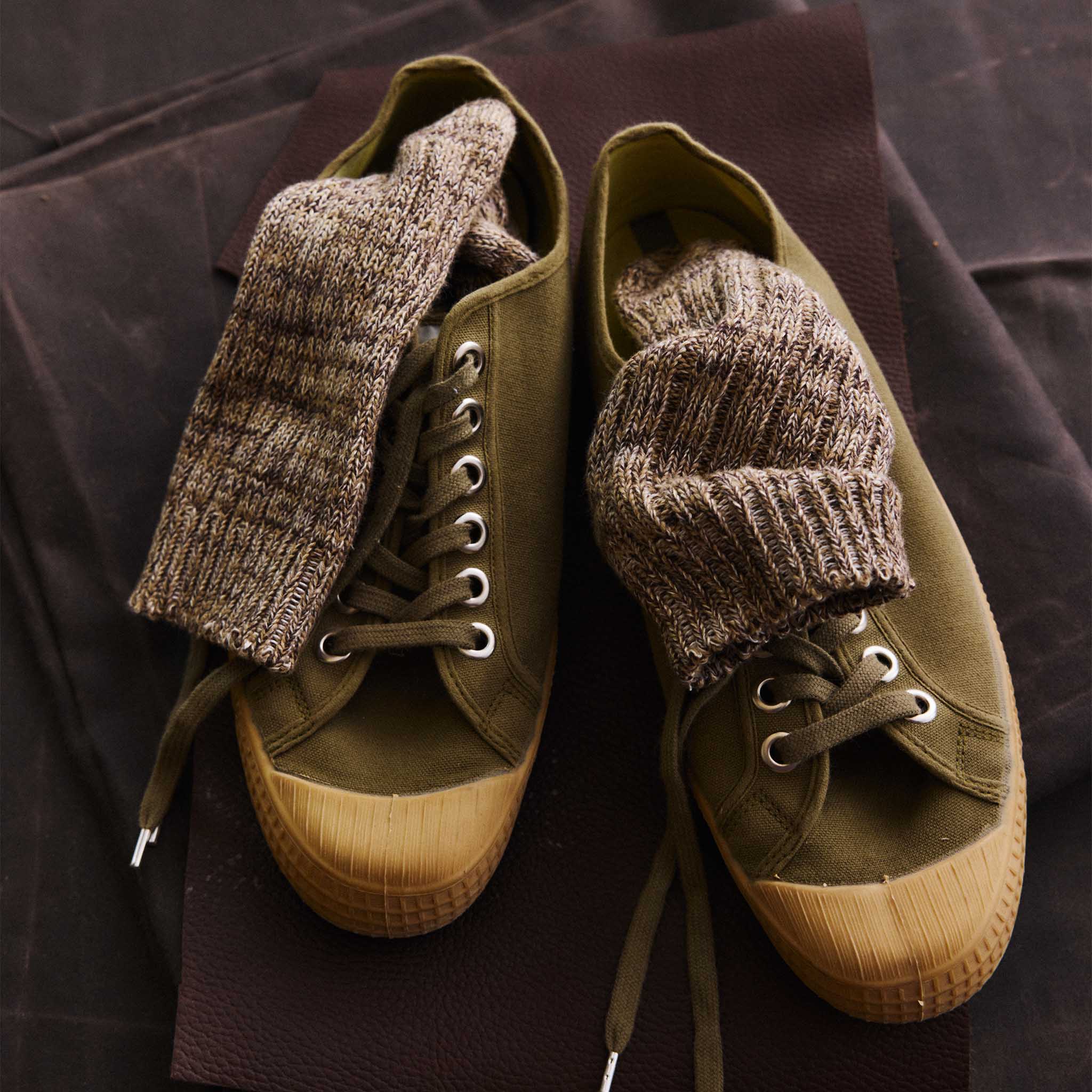 The Camp Sock in Marled Coffee | Modern Menswear by yycbvcnbmmnbm
