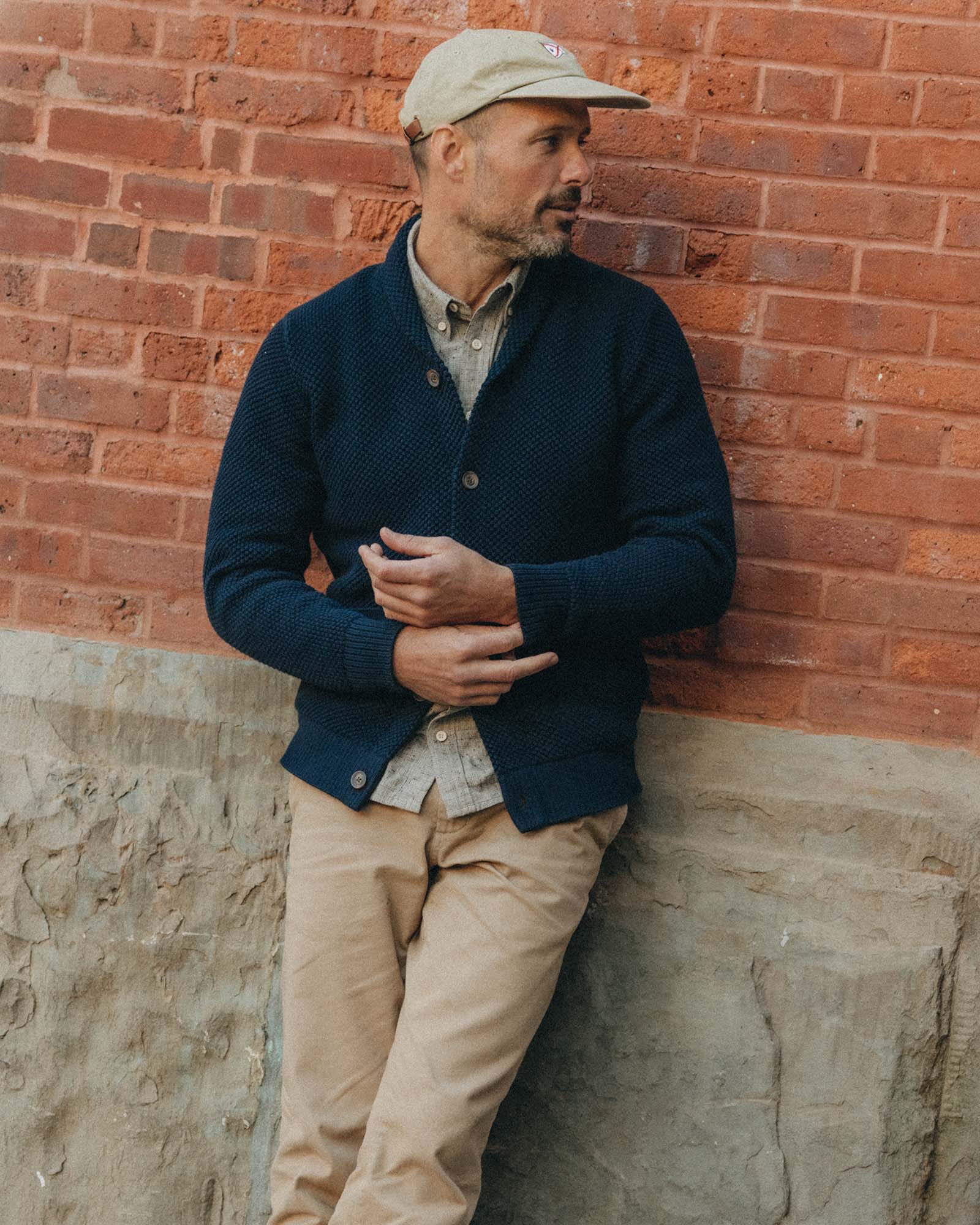 The Crawford Sweater in Navy | Modern Menswear by yycbvcnbmmnbm