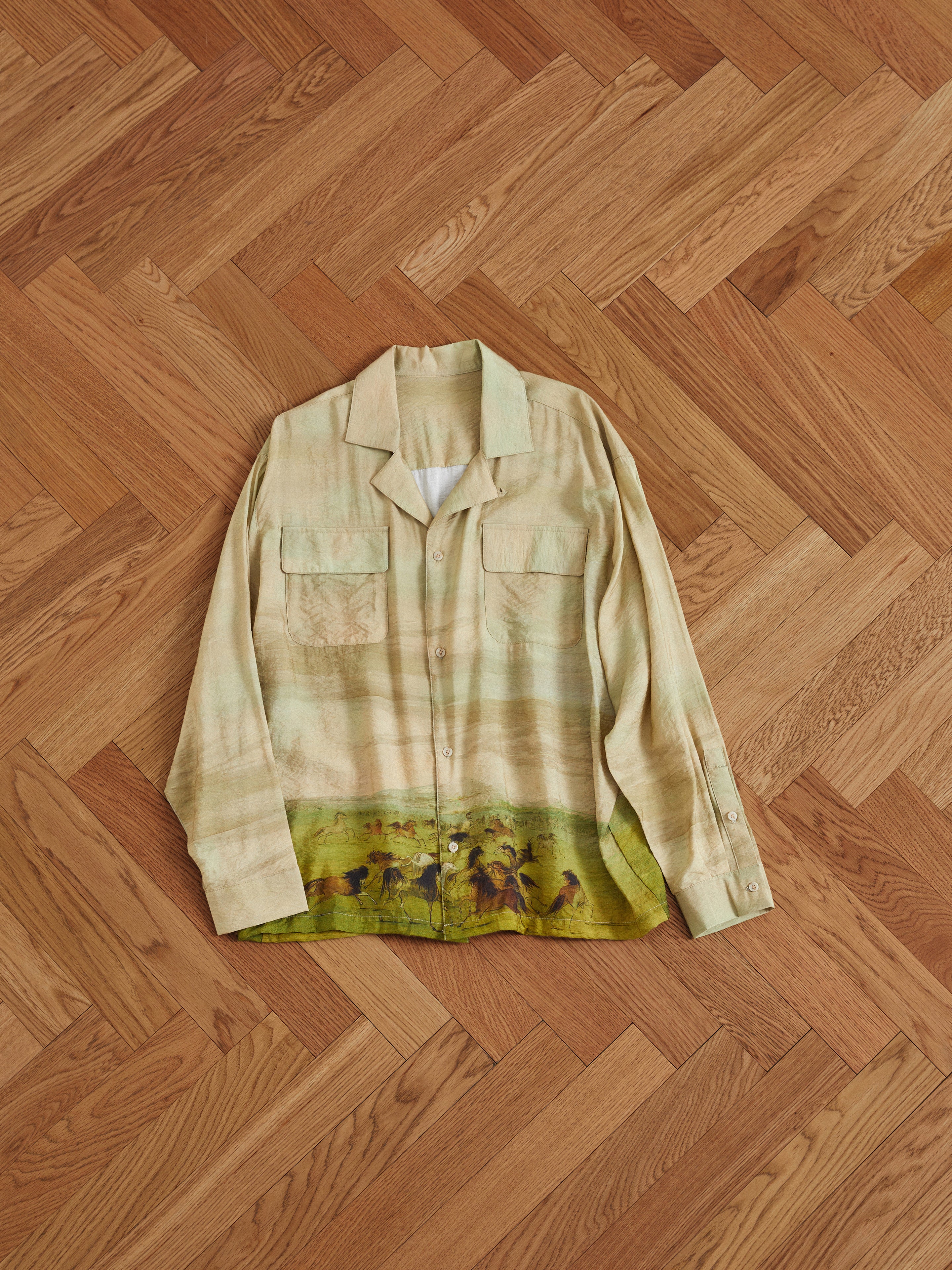 Grasslands Long Sleeve Camp Shirt | Modern Menswear by yycbvcnbmmnbm