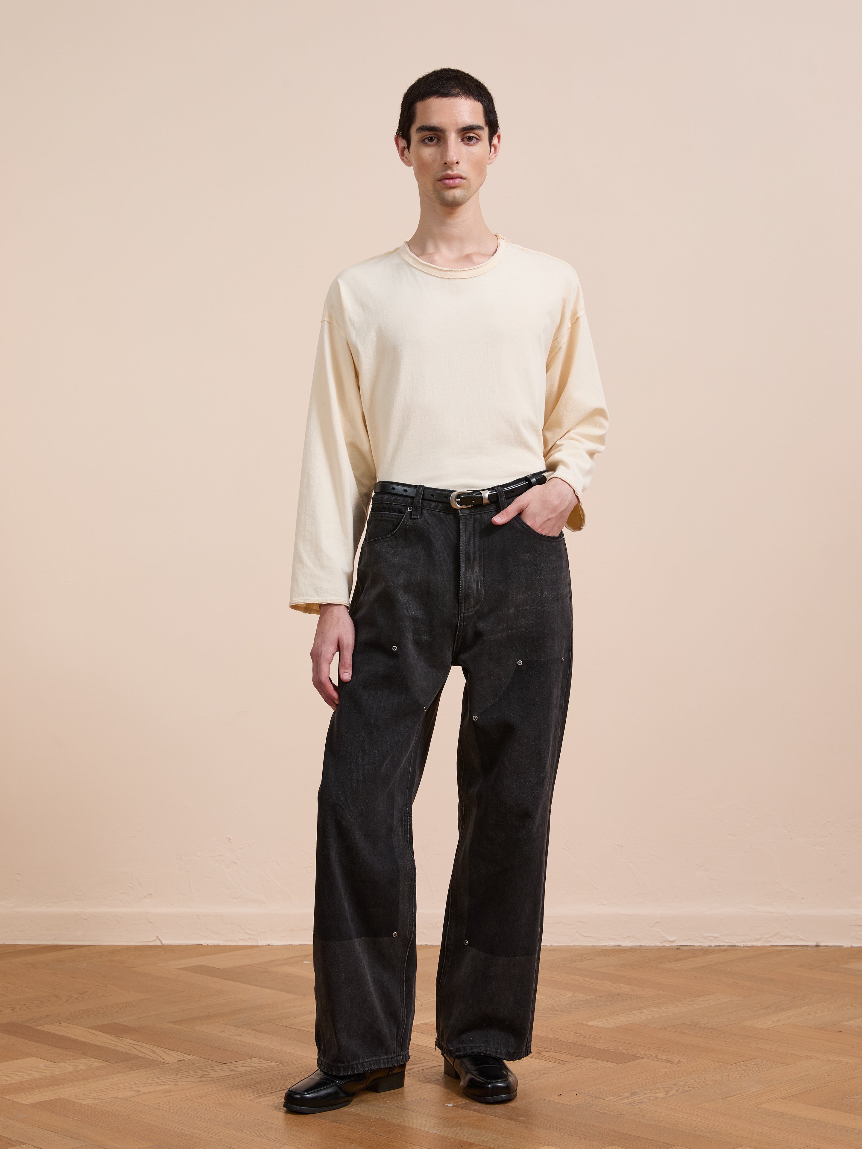 Double Knee Carpenter Jeans | Modern Menswear by yycbvcnbmmnbm