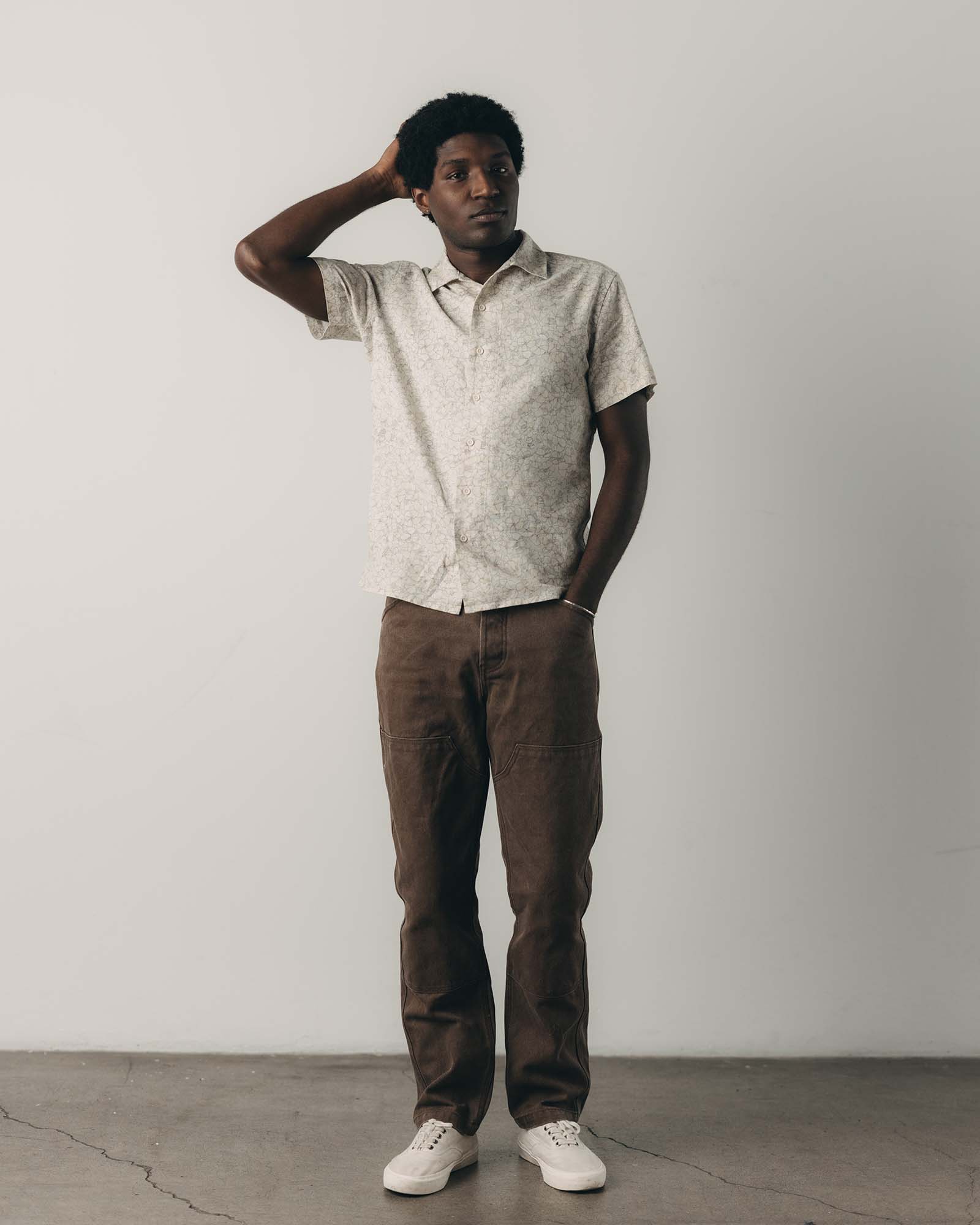 The Davis Shirt in Grey Skies Floral | Modern Menswear by yycbvcnbmmnbm