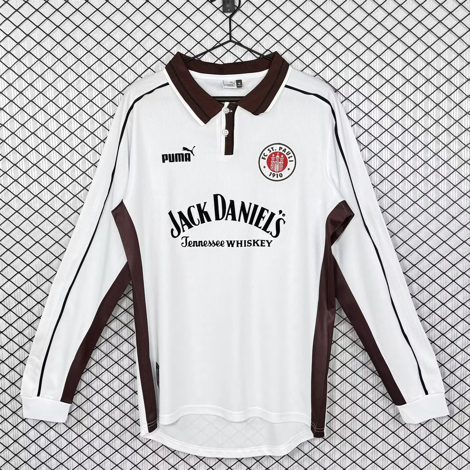 AlphaJersey-Retro St. Pauli 1999-00 Home Long Sleeves Jersey