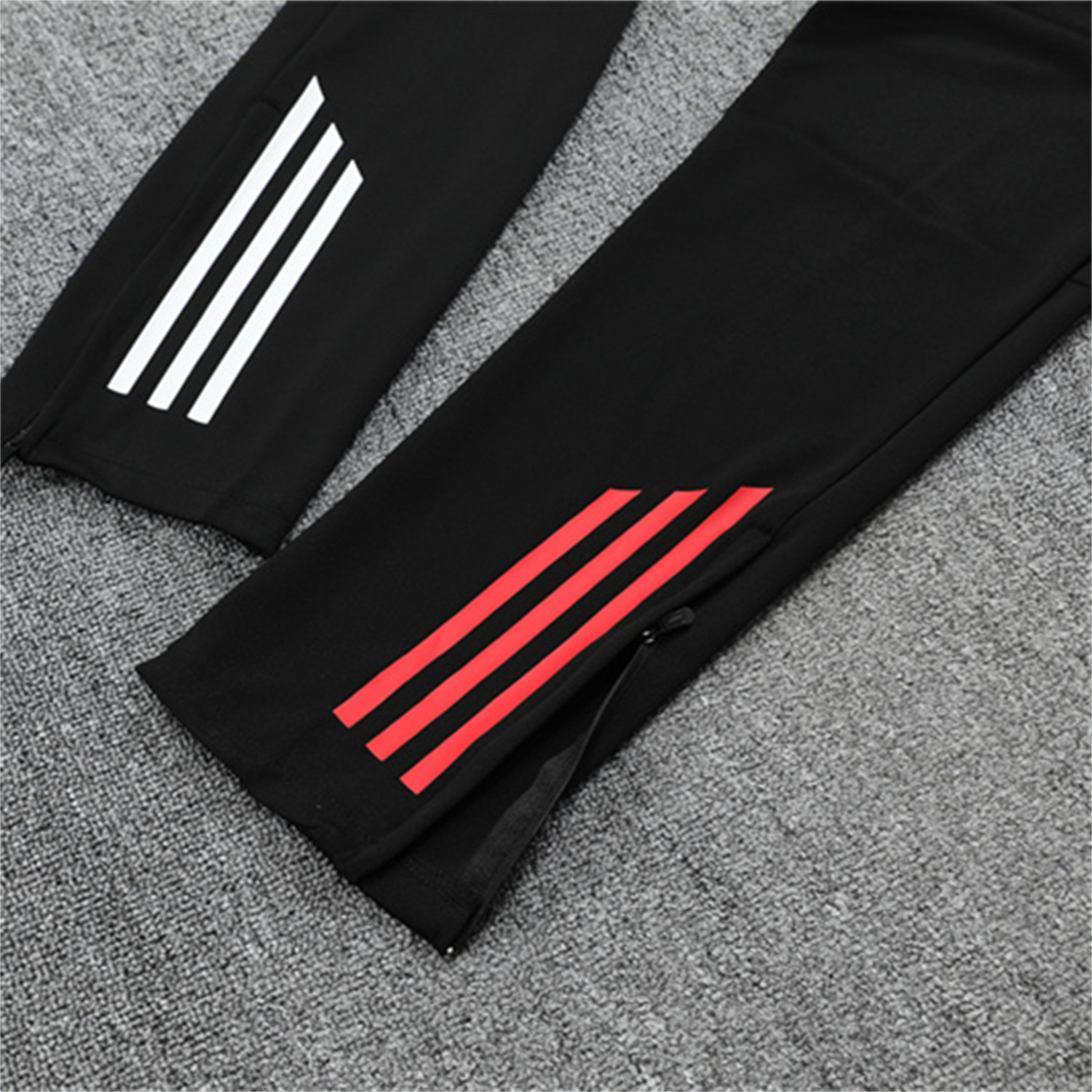 AlphaJersey-Ajax 25-26 Long Sleeve Training Set - White Top and Black Pants