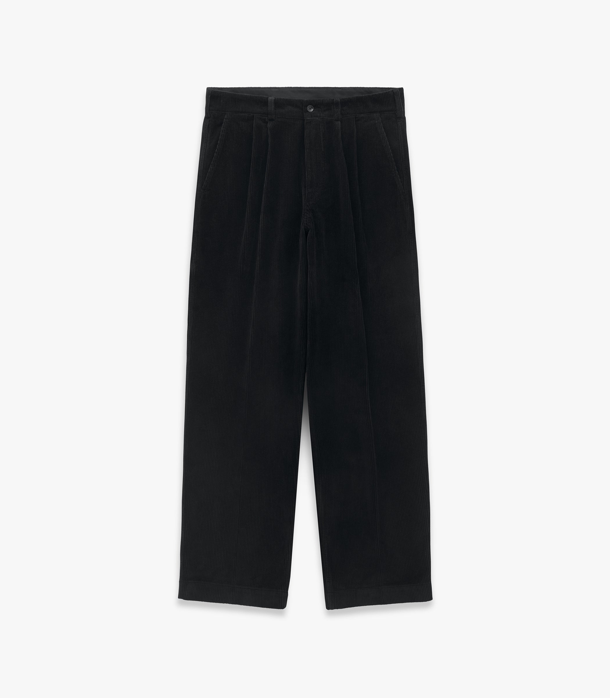 Canal Pleated Corduroy Cotton Pant | Modern Menswear by yycbvcnbmmnbm