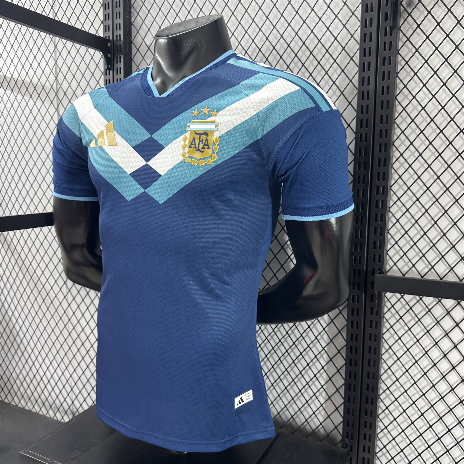 AlphaJersey-Argentina 2026 Blue Shoulder Stripes Special Jersey - Player Version