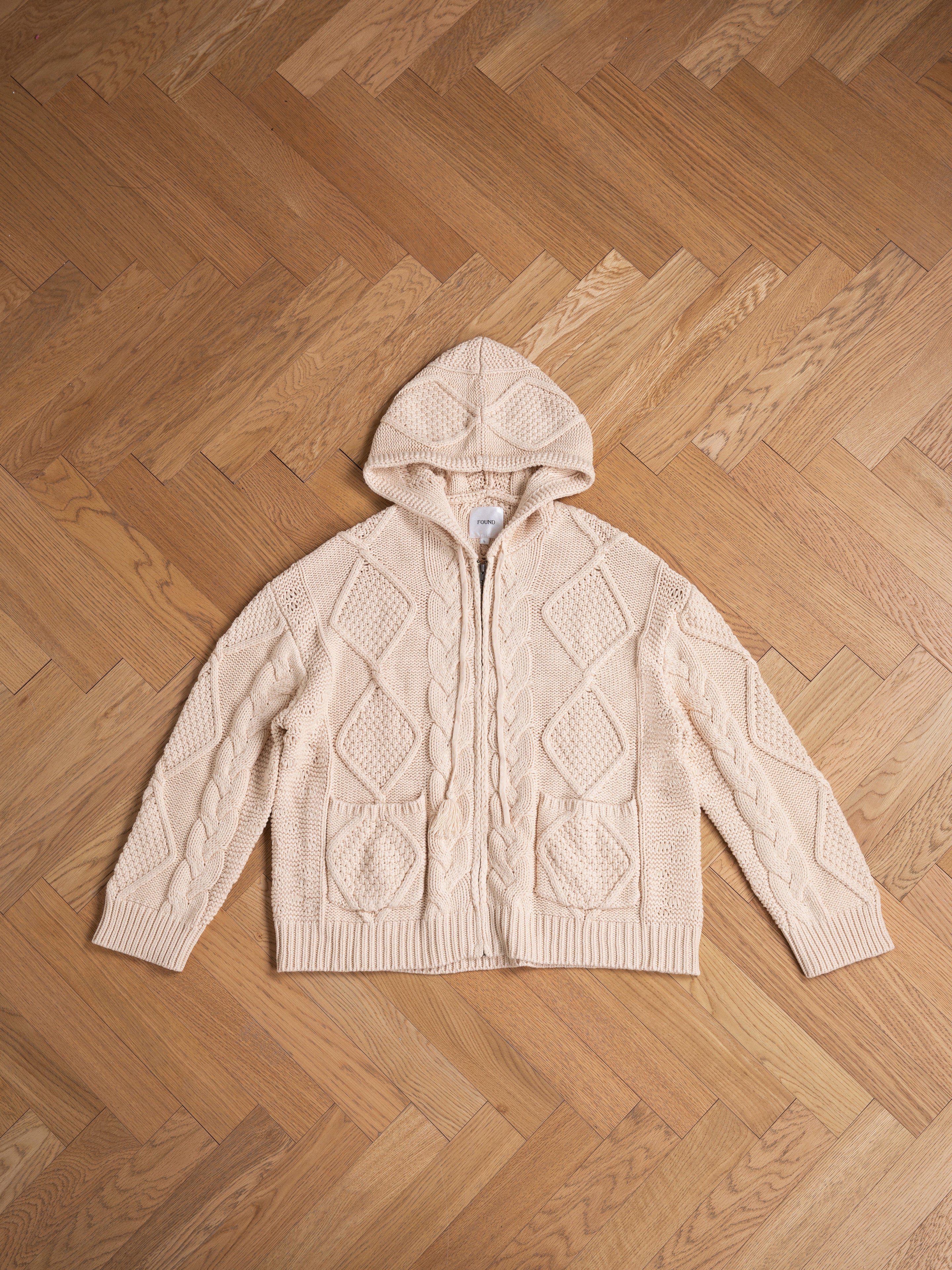 Zip Up Cable Knit Hoodie | Modern Menswear by yycbvcnbmmnbm