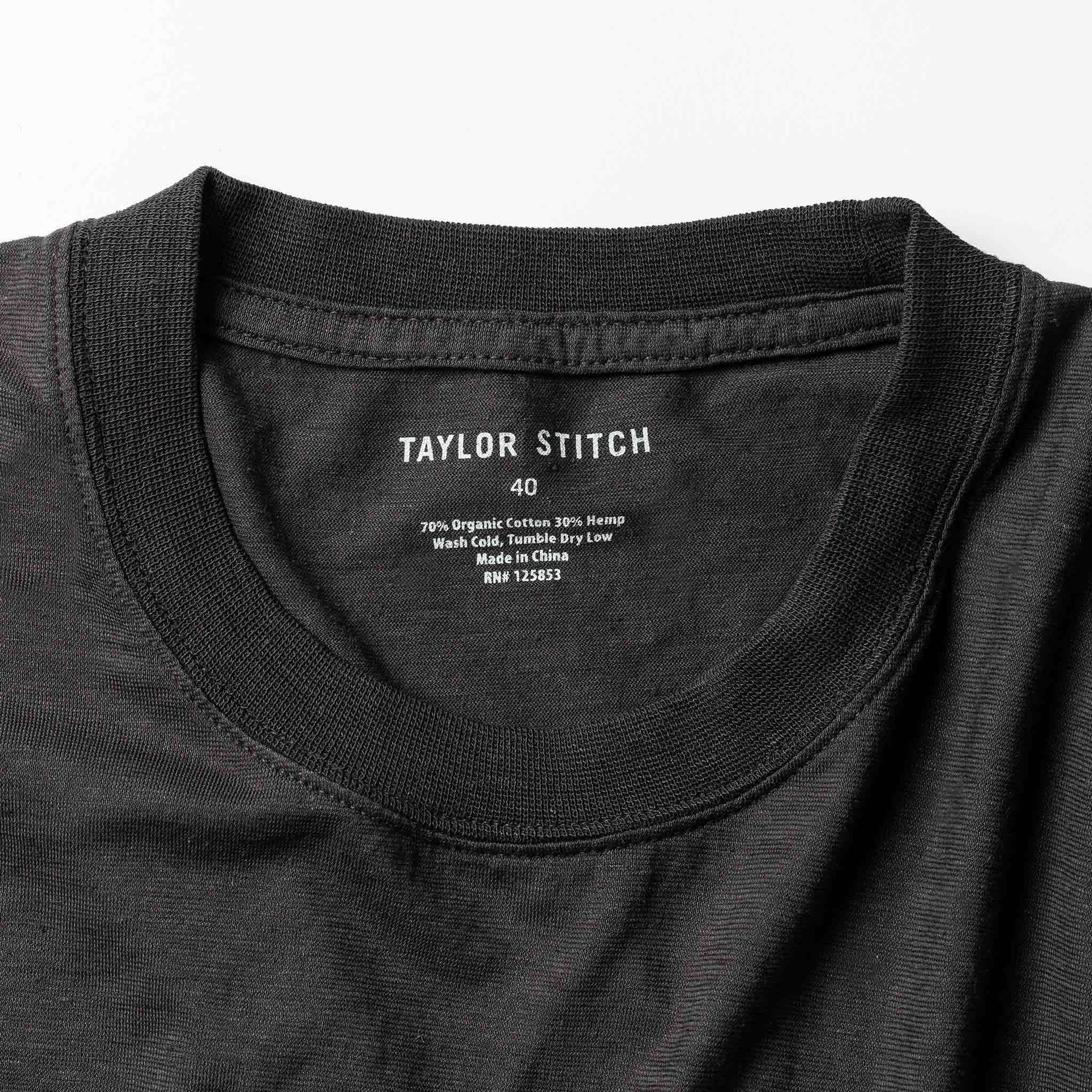 The Cotton Hemp Tee in Charcoal | Modern Menswear by yycbvcnbmmnbm
